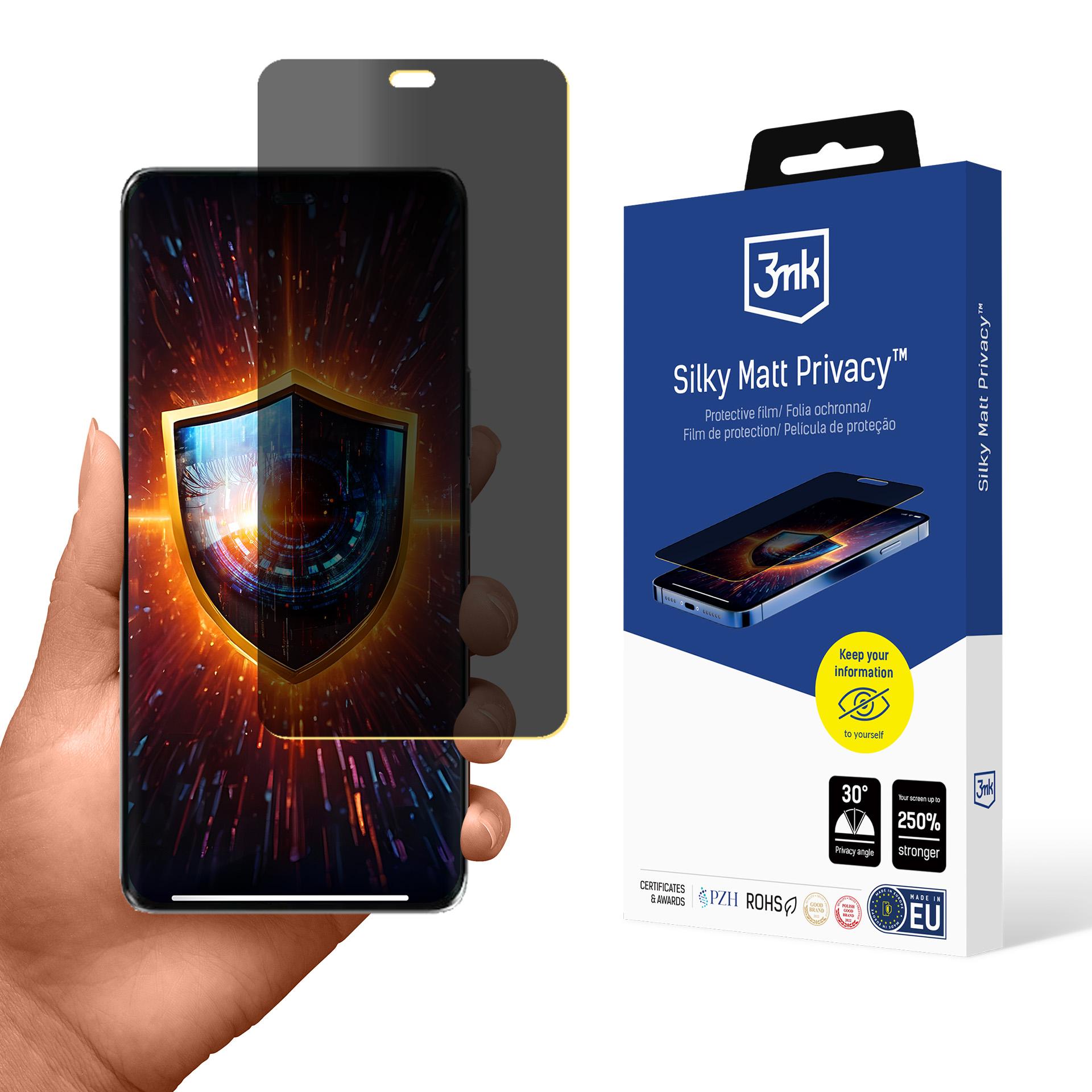 3mk Silky Matt Privacy™ mat privatlivsbeskyttelsesfilm til Honor Magic7 Lite