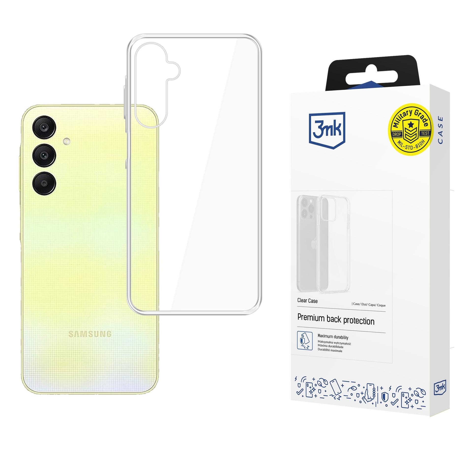 3mk gennemsigtigt cover til Samsung Galaxy A26 5G – gennemsigtigt