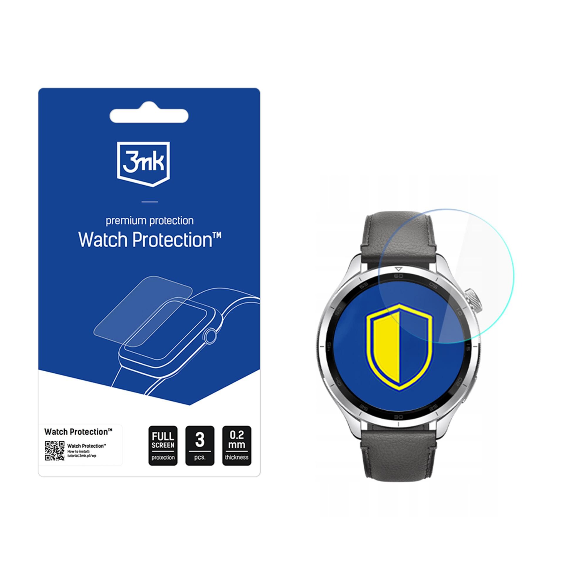 Hybrid Glass 3mk urbeskyttelse FlexibleGlass til Xiaomi Watch S4