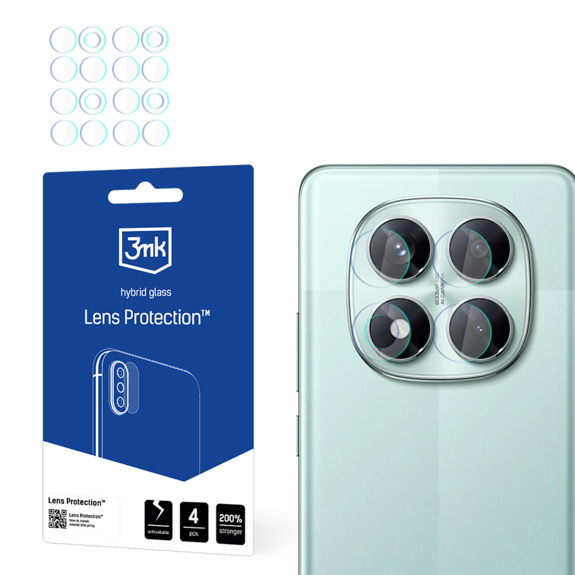 Hybridglas til kameralinse – 3mk-linsebeskyttelse til Xiaomi Redmi Note 14 Pro