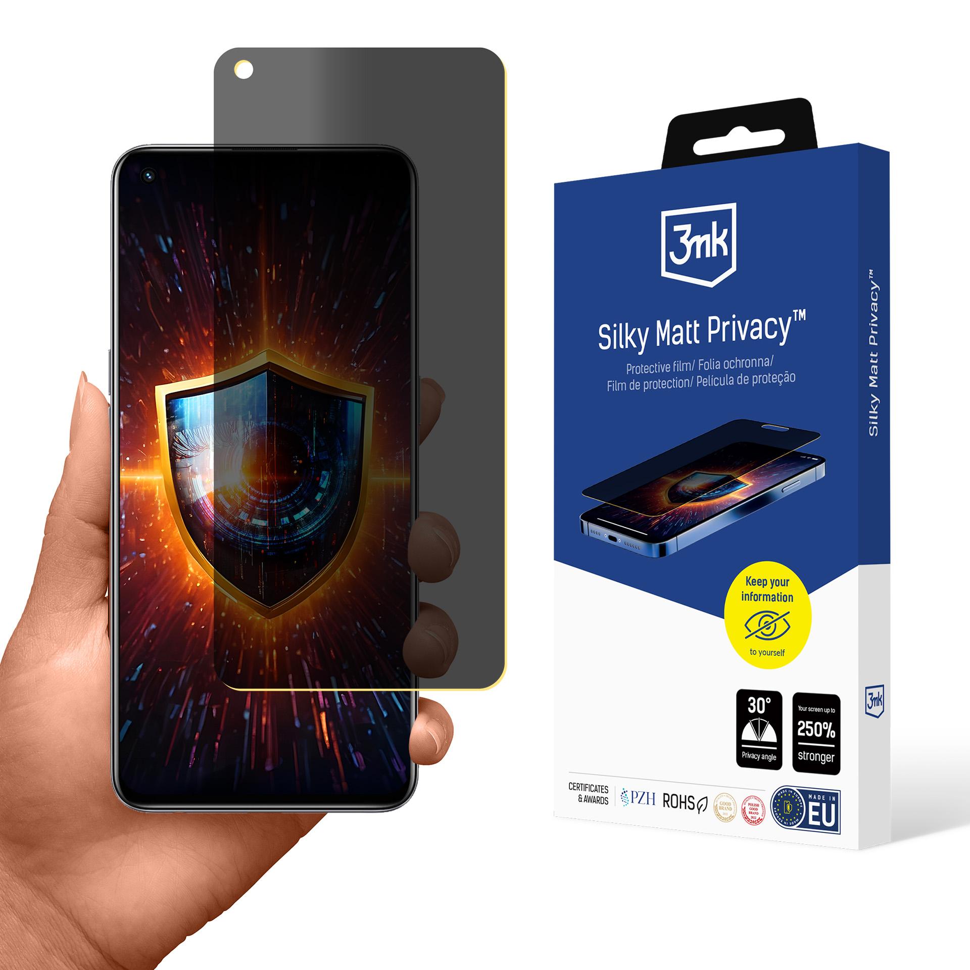 Realme GT Master 3mk silkemat privatlivsskærmbeskytter