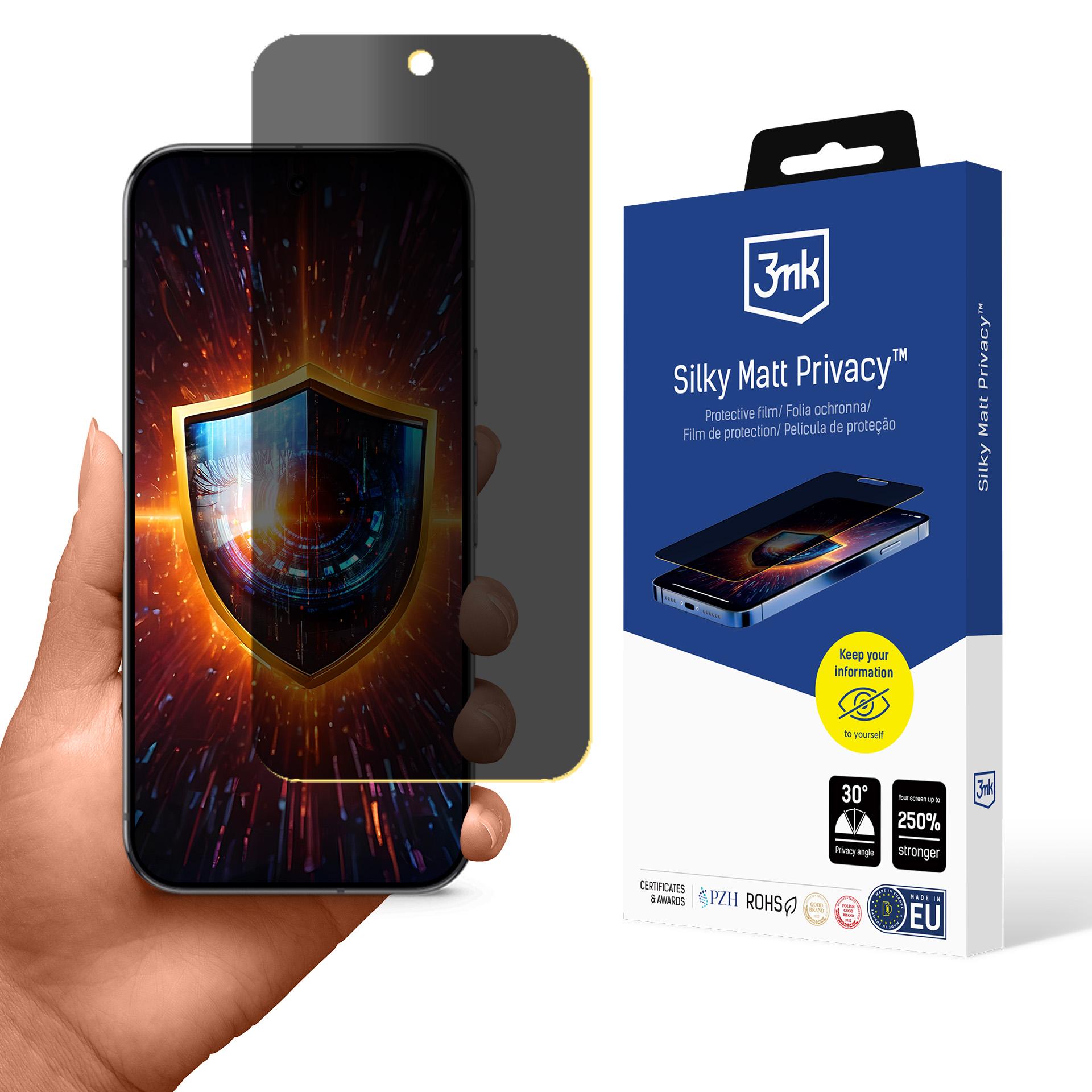 Privatlivsbeskyttelsesfilm 3mk Silky Matt Privacy til Google Pixel 9 Pro