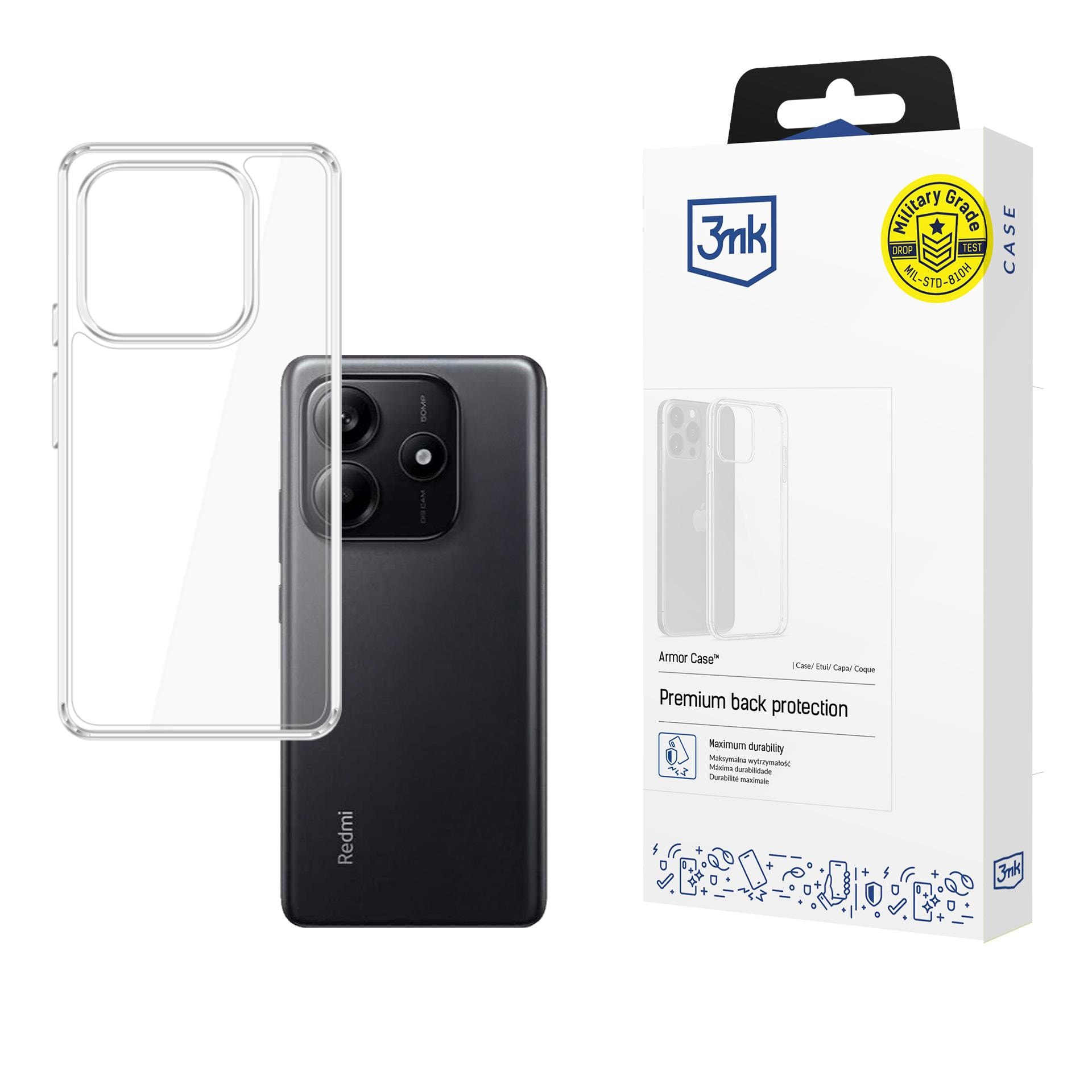 3mk Armor-etui til Xiaomi Redmi Note 14 5G