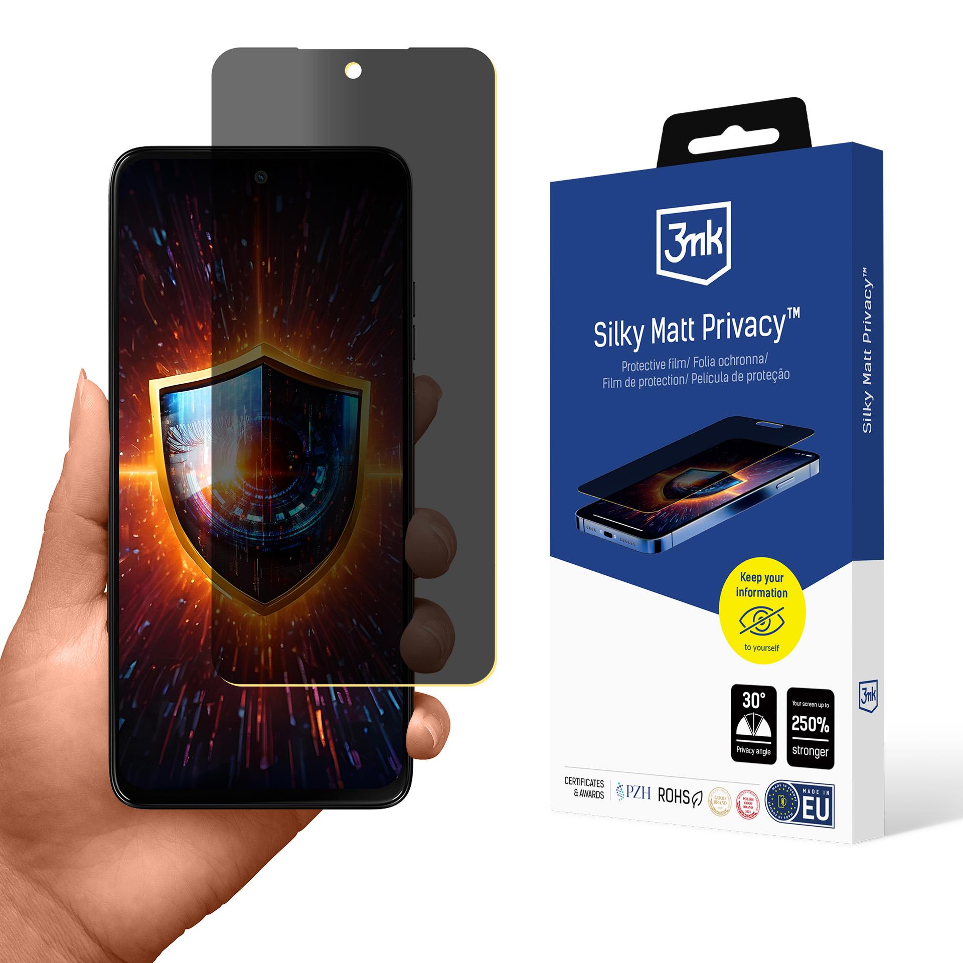 Privatlivsfilm 3mk Silky Matt til Motorola Moto G15 / G15 Power