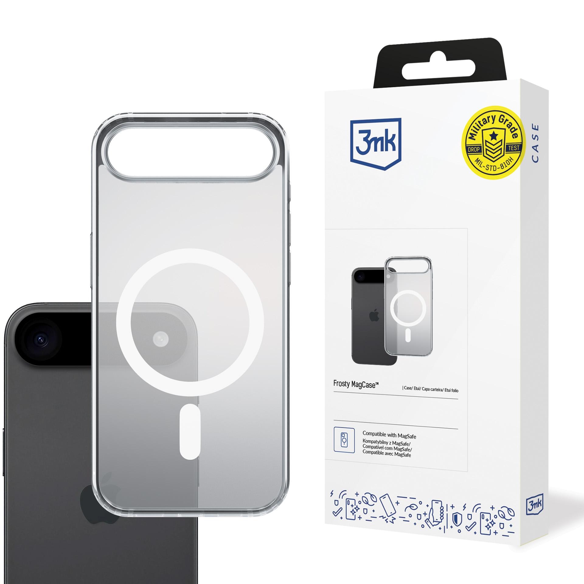 3mk Frosty MagCase til iPhone 17 Air – Hvid