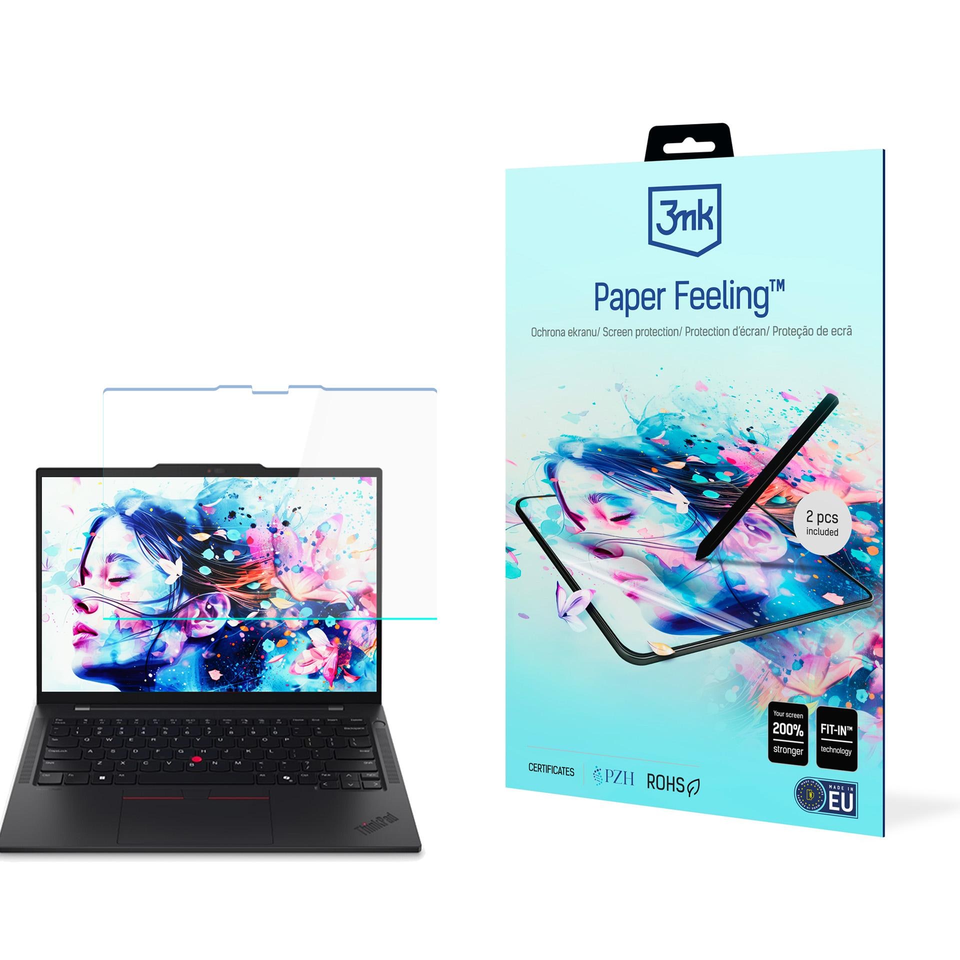 3mk Paper Feeling beskyttelsesfilm til Lenovo ThinkPad T14s 2-i-1, 1. generation