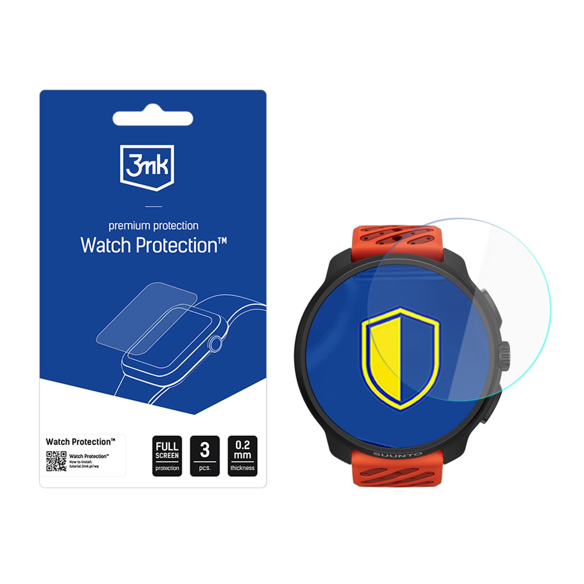 3mk Watch Protection FlexibleGlass hybridglas til skærmen på Suunto Race 2-smarturet