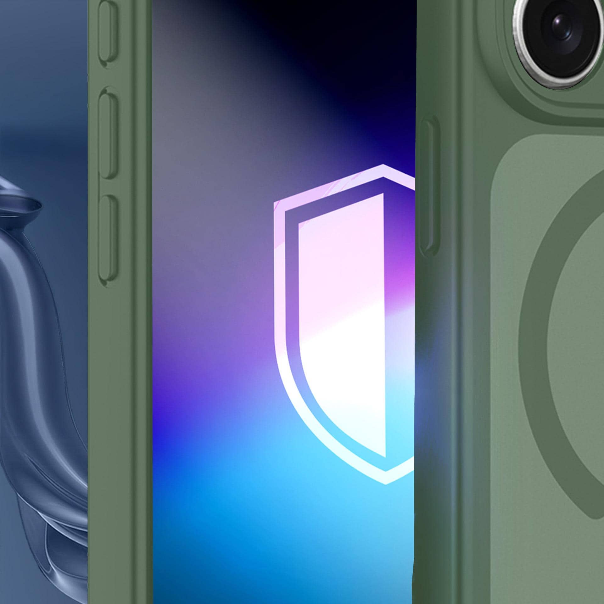3mk Misty MagCase til iPhone 15 Pro Max – Grøn