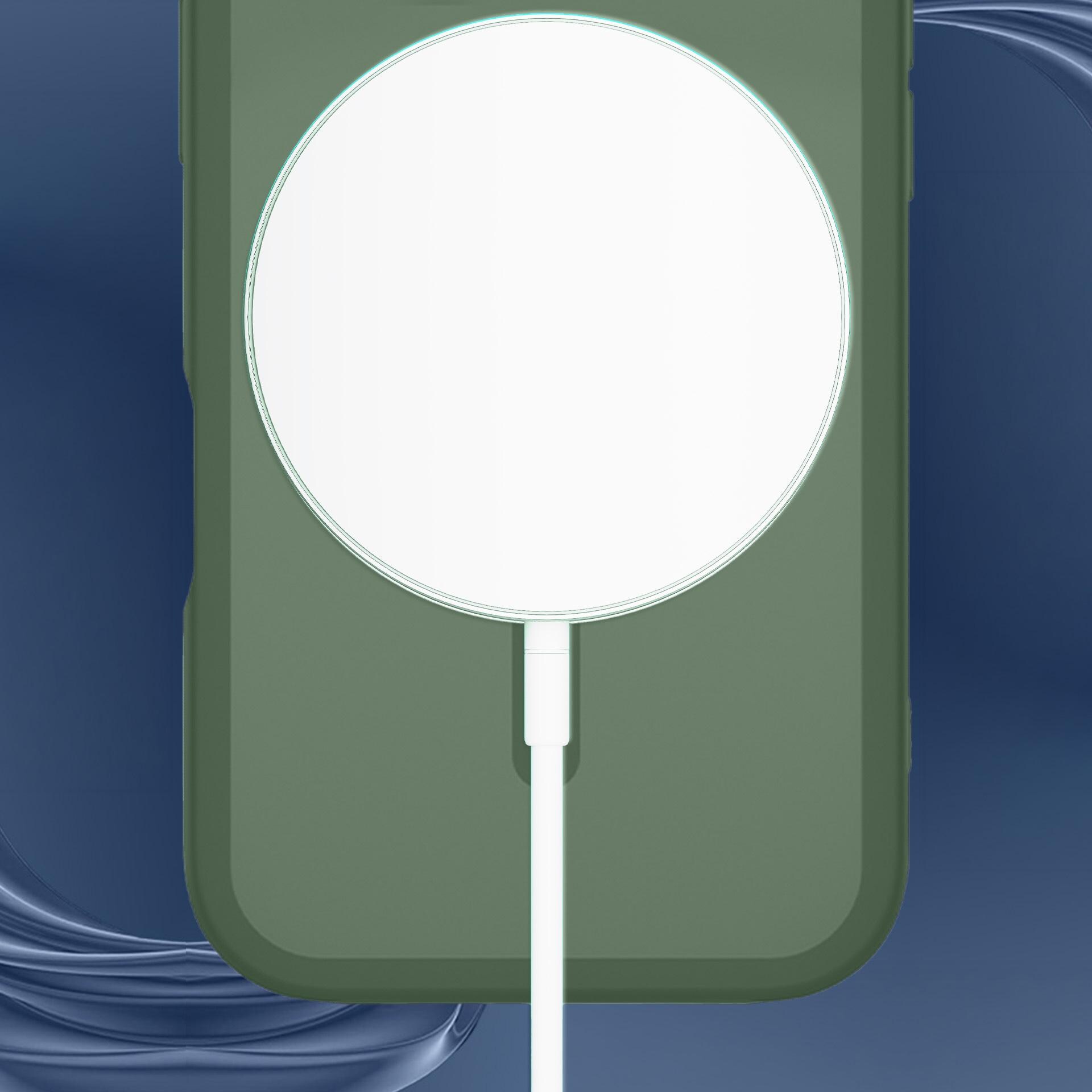 3mk Misty MagCase til iPhone 15 Pro Max – Grøn