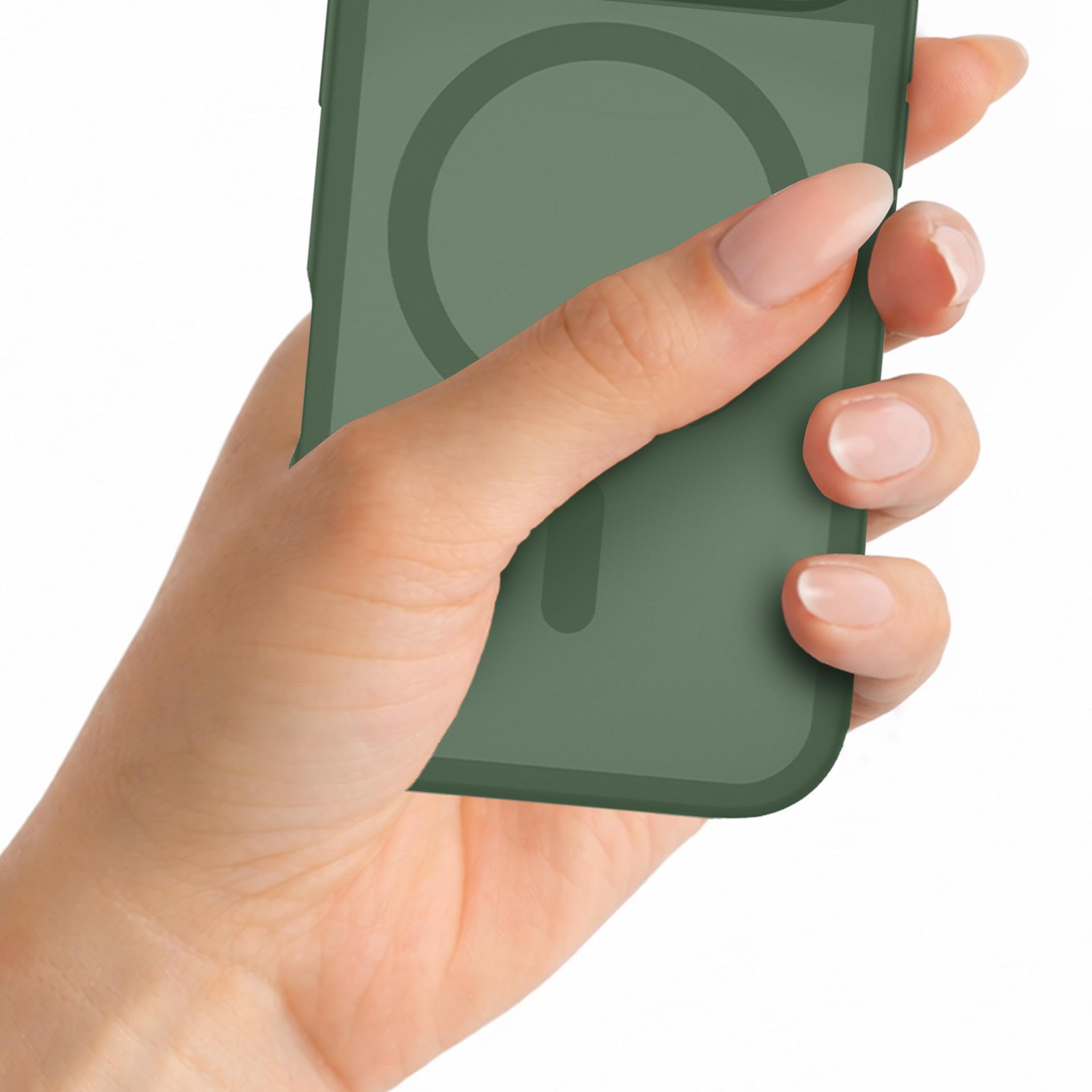 3mk Misty MagCase til iPhone 15 Pro Max – Grøn