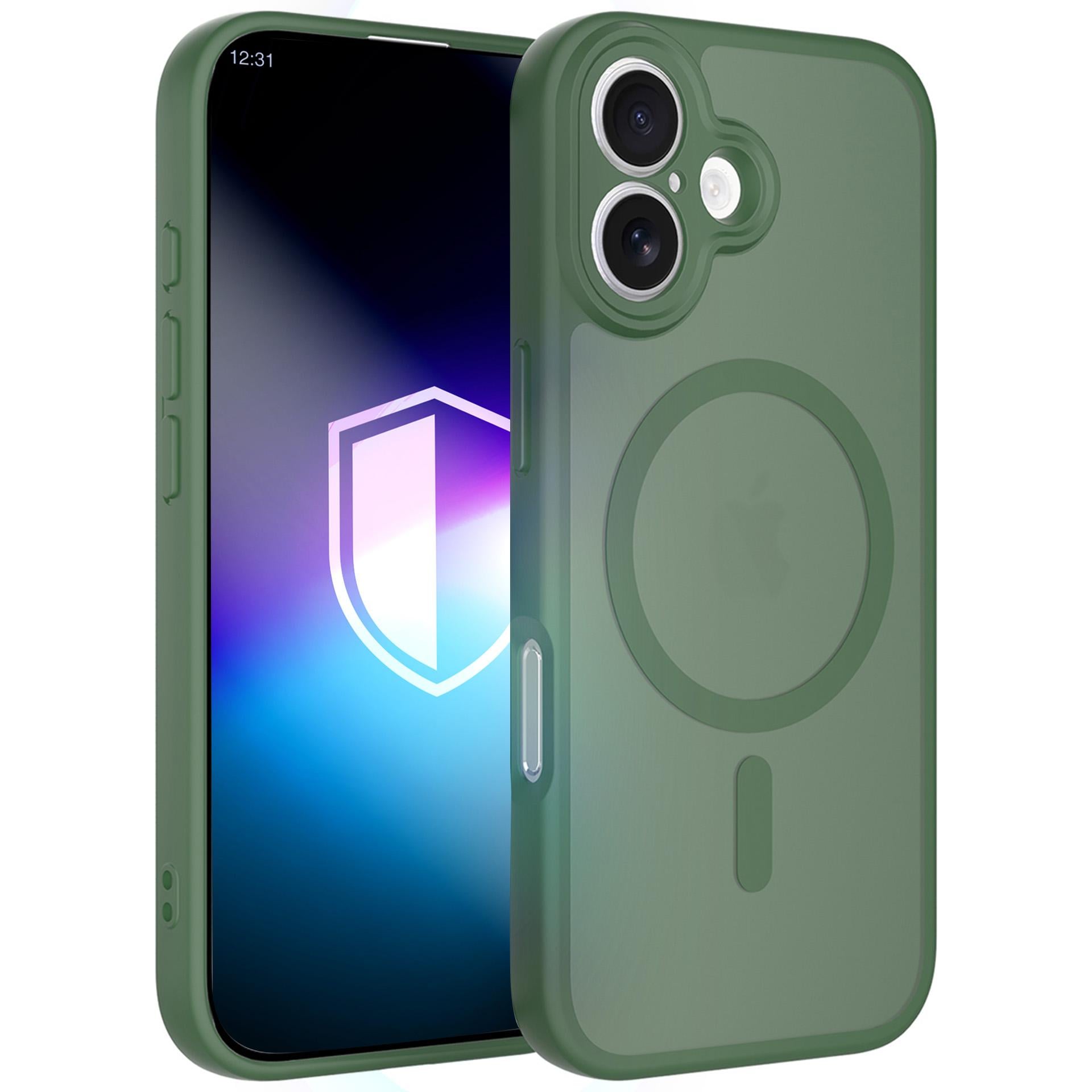 3mk Misty MagCase til iPhone 16 – grøn
