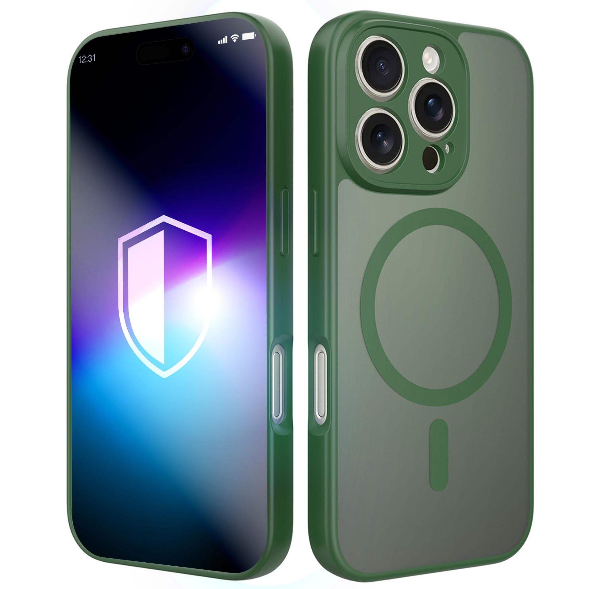 3mk Misty MagCase til iPhone 16 Pro – grøn