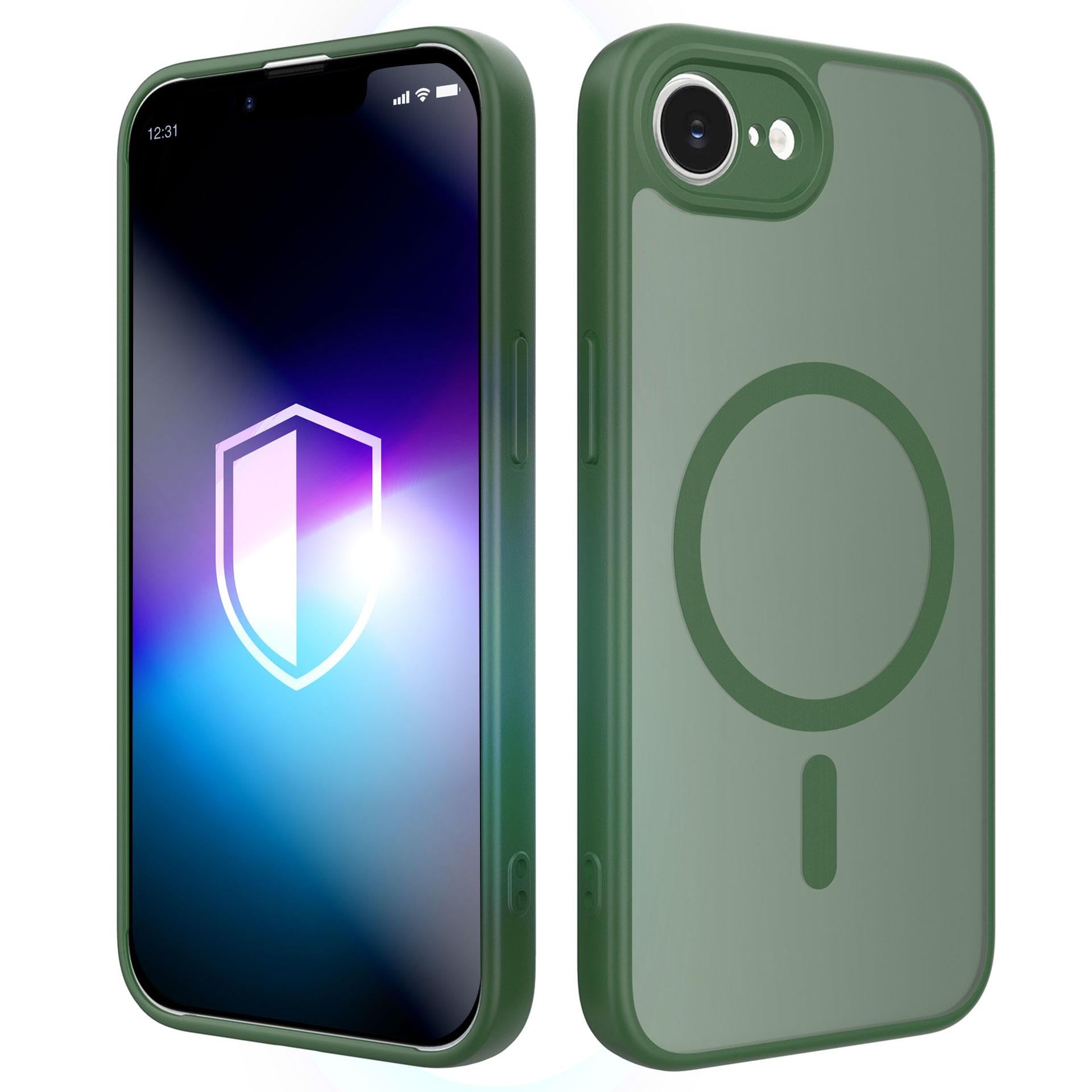 3mk Misty MagCase til iPhone 16E / 17E – grøn