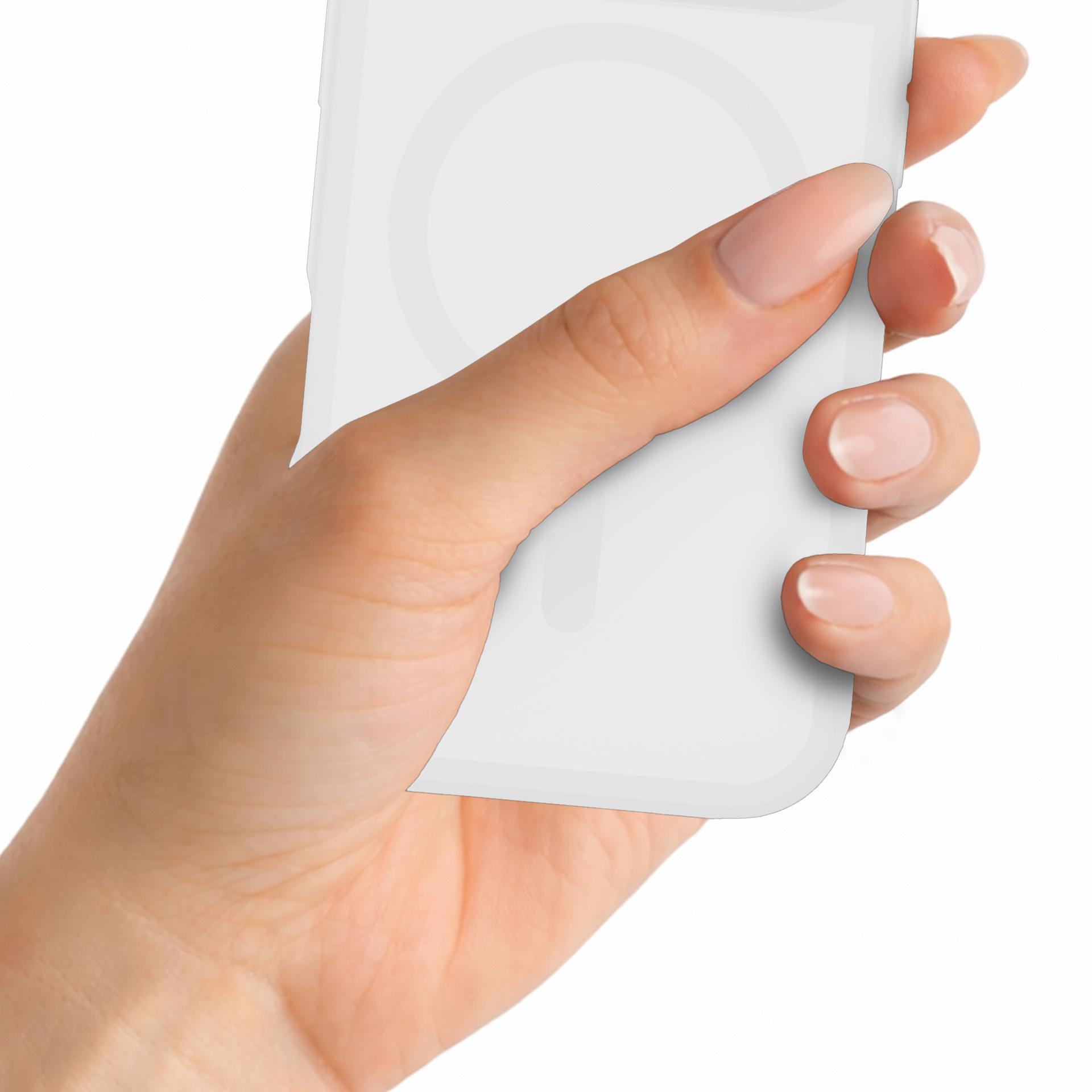 3mk Misty MagCase til iPhone 16 – hvid