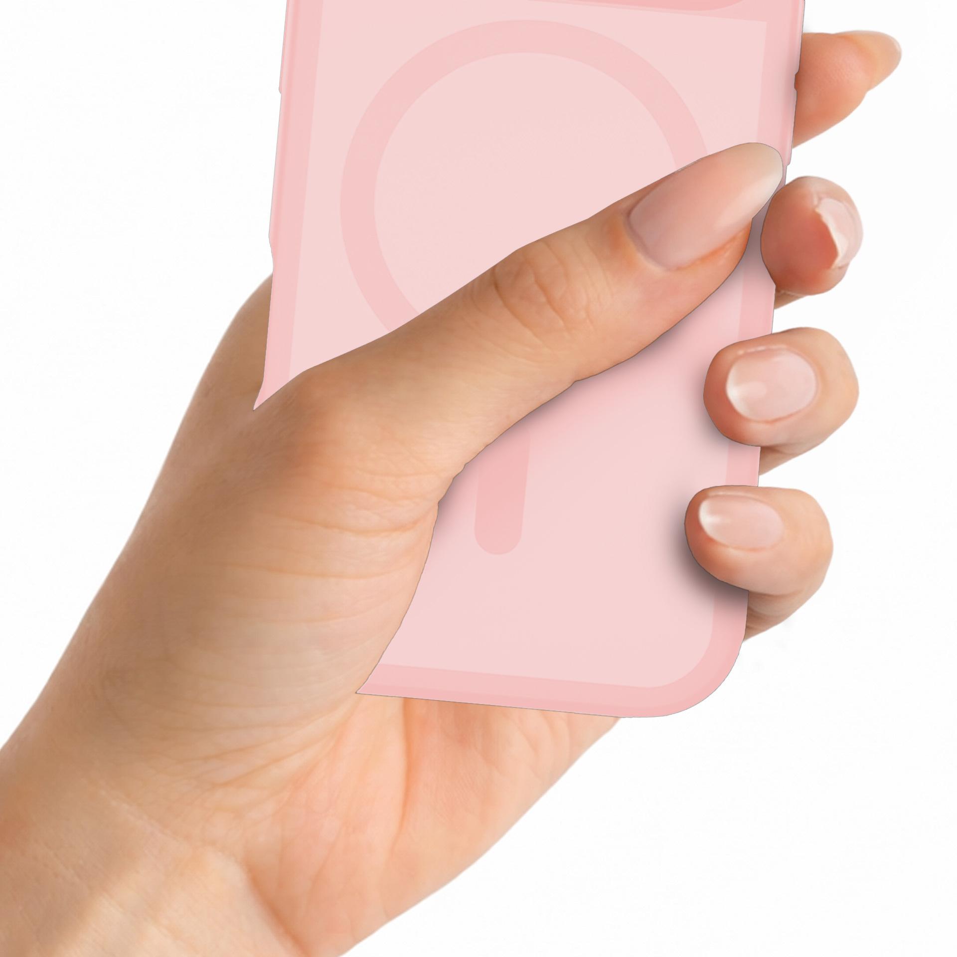 3mk Misty MagCase til iPhone 14 Pro – Lyserød
