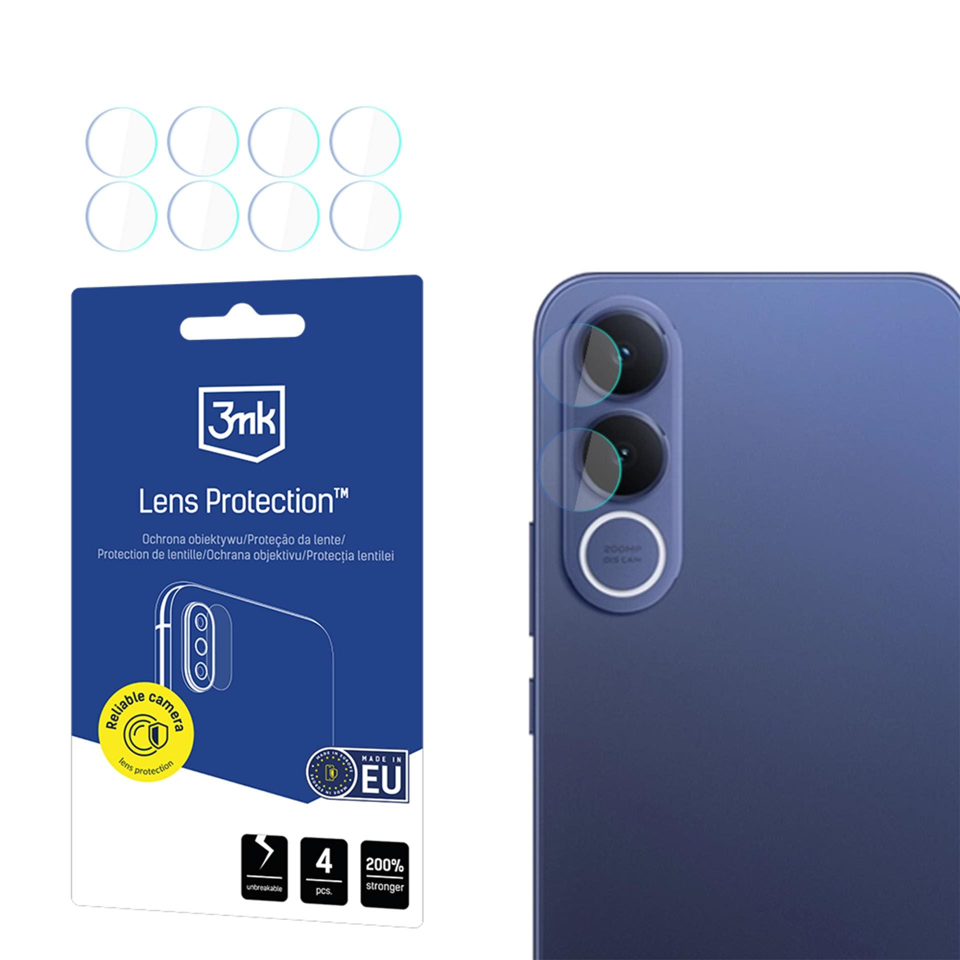3mk Lens Protection™ hybridkameraobjektivglas til Vivo V70 FE