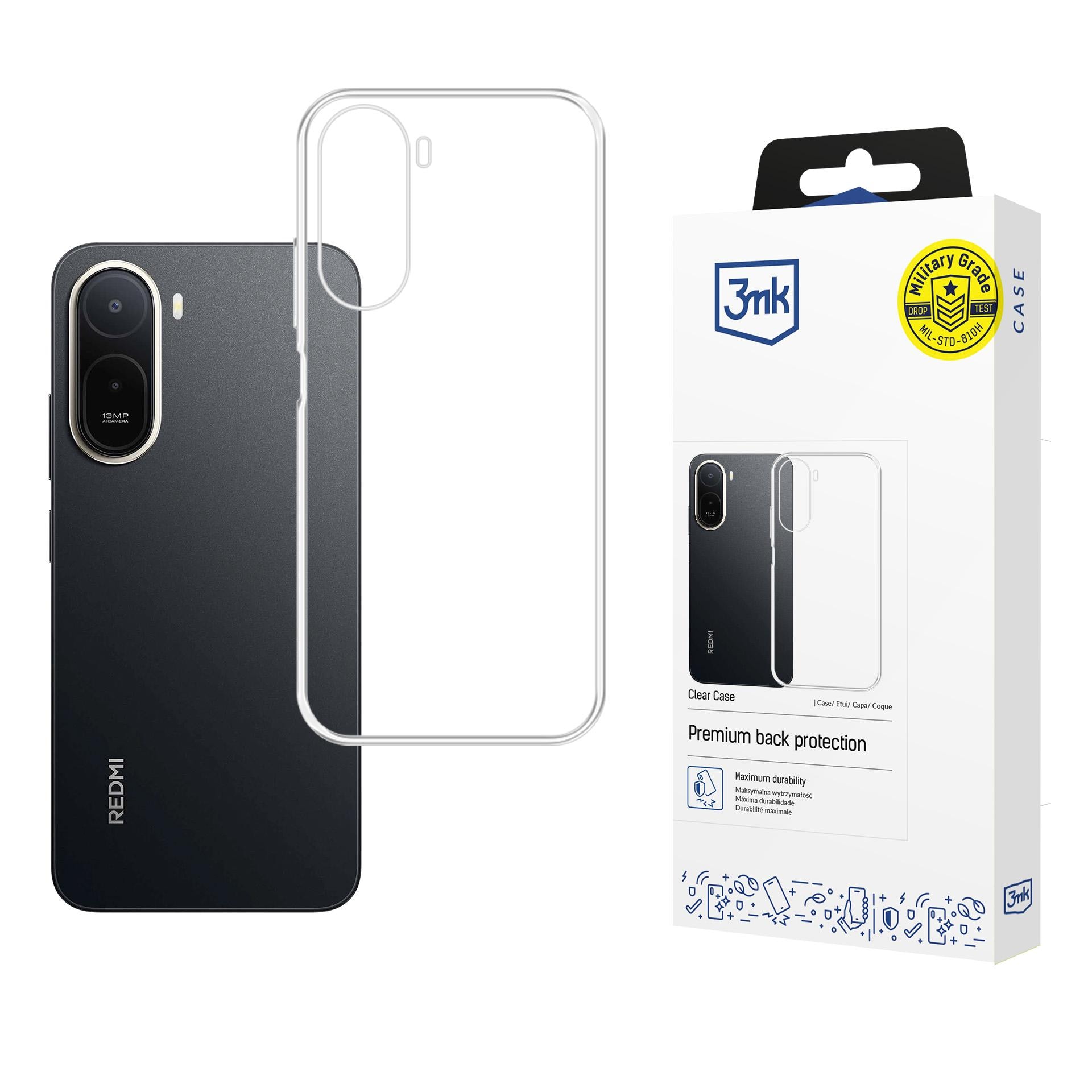 3mk gennemsigtigt cover til Xiaomi Redmi A7 Pro – gennemsigtigt