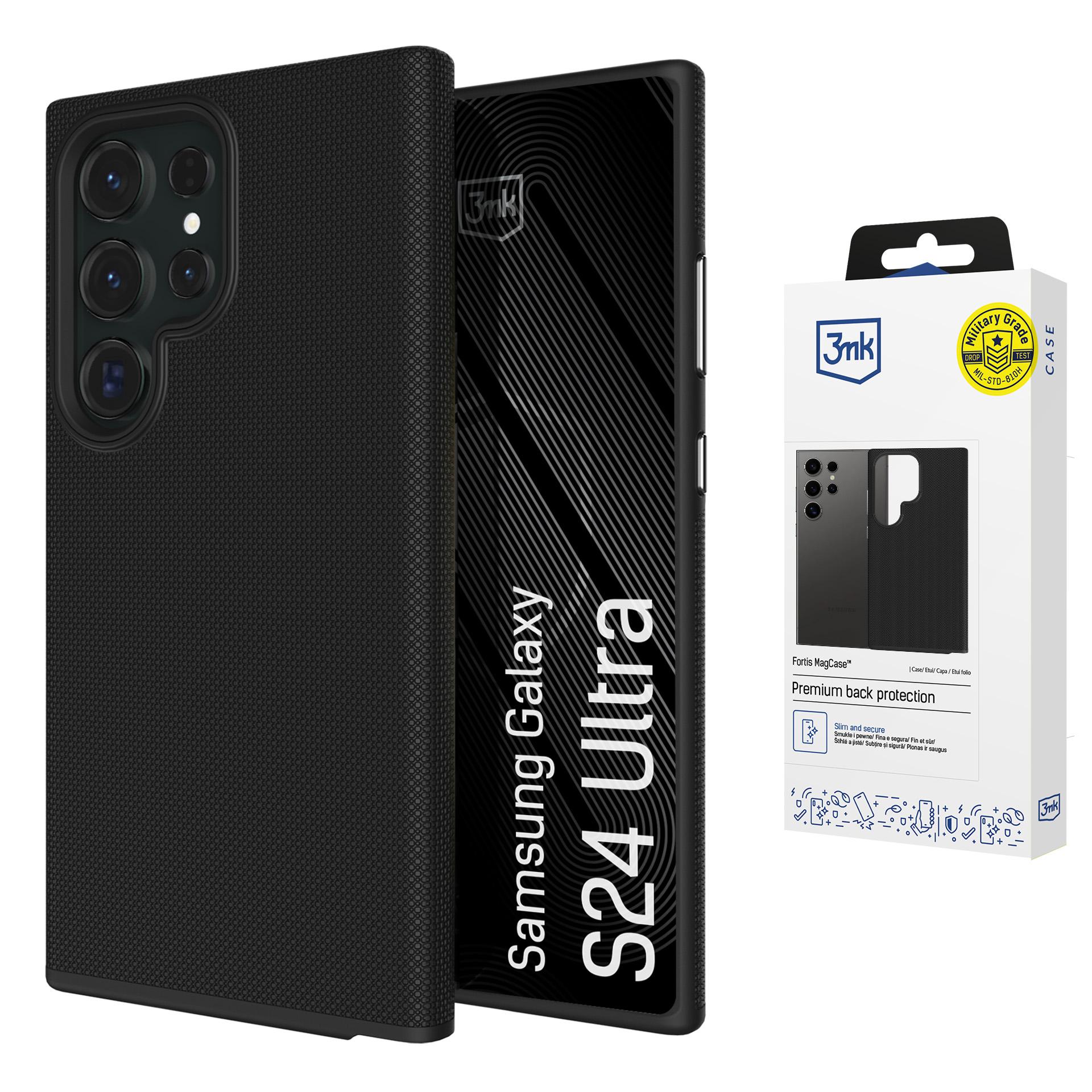 3mk Fortis MagCase til Samsung Galaxy S24 Ultra – sort
