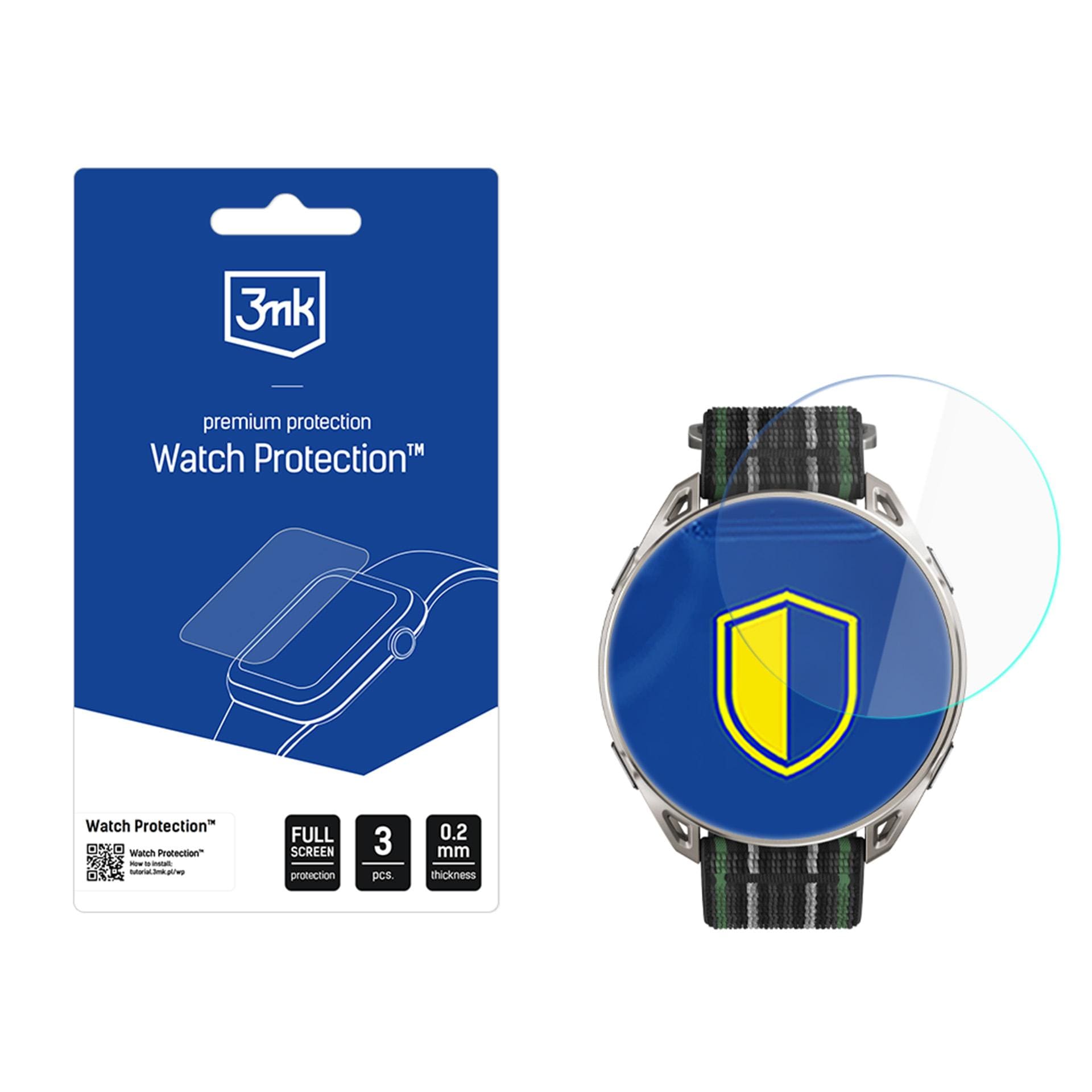3mk Watch Protection FlexibleGlass hybridglas til Amazfit Cheetah 2 Ultra
