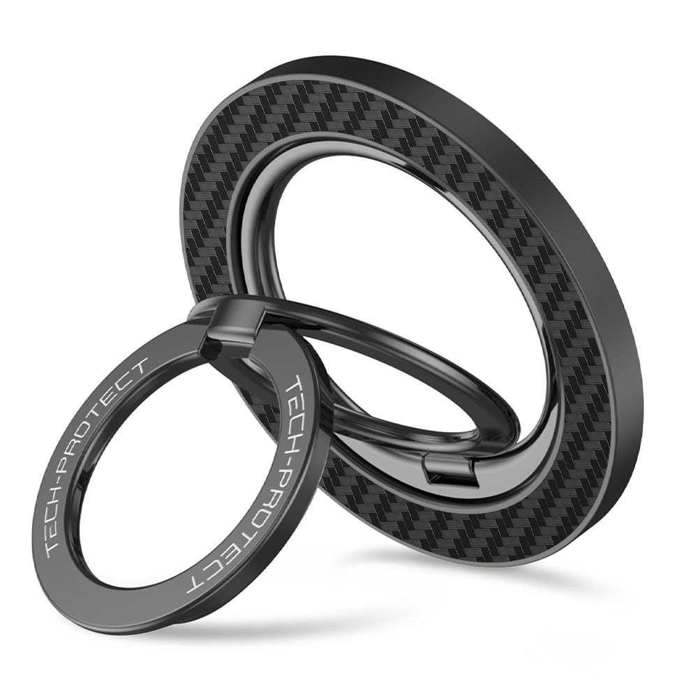 Tech-Protect MMR800 magnetisk ring til mobiltelefon – sort