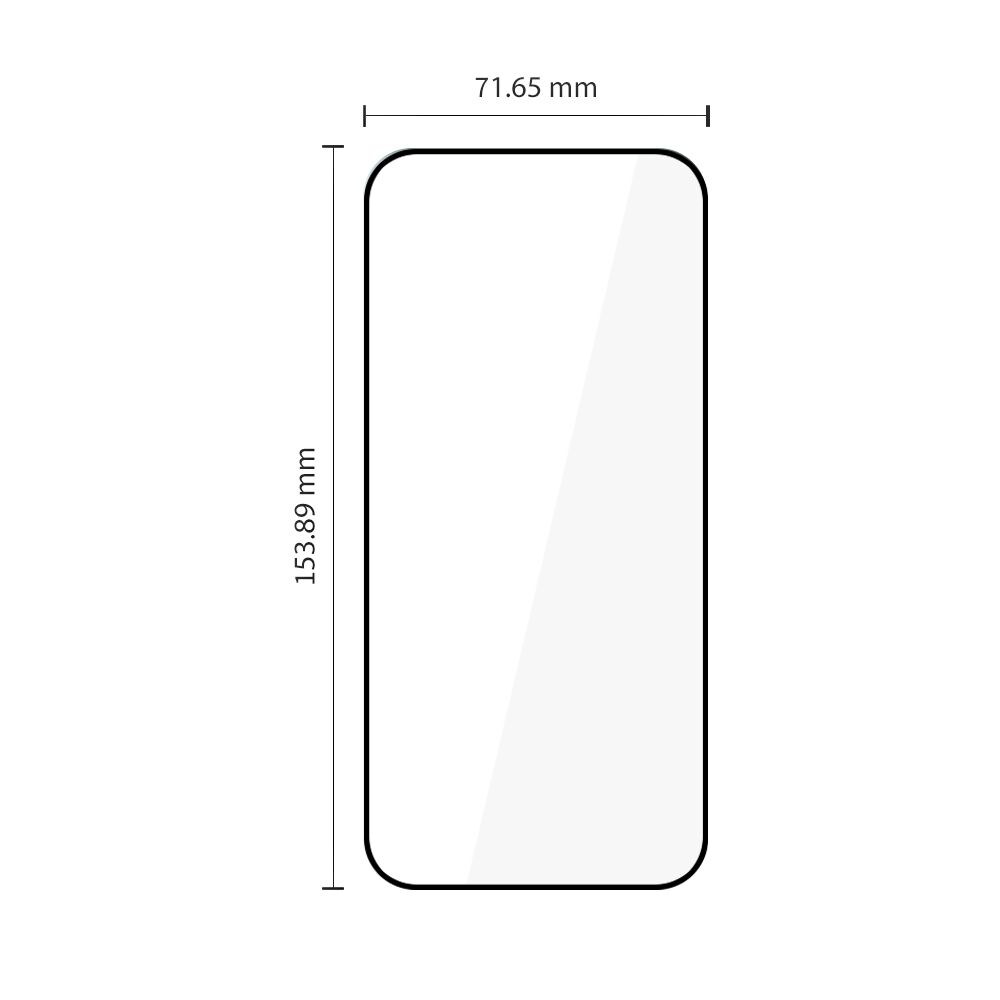 Tech-Protect Glass Fit+ 2-pak hærdet glas til Xiaomi 17T – Sort