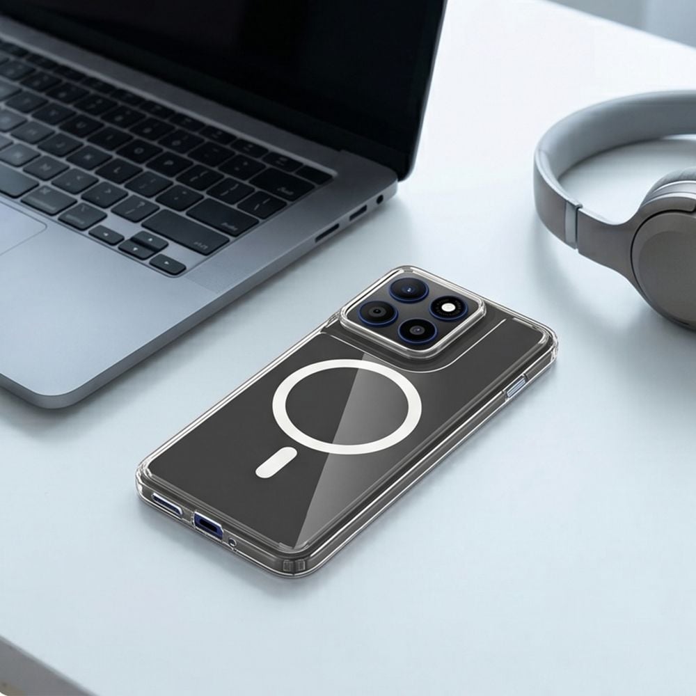 Tech-Protect FlexAir Hybrid MagSafe-etui til Motorola Edge 70 5G – gennemsigtigt