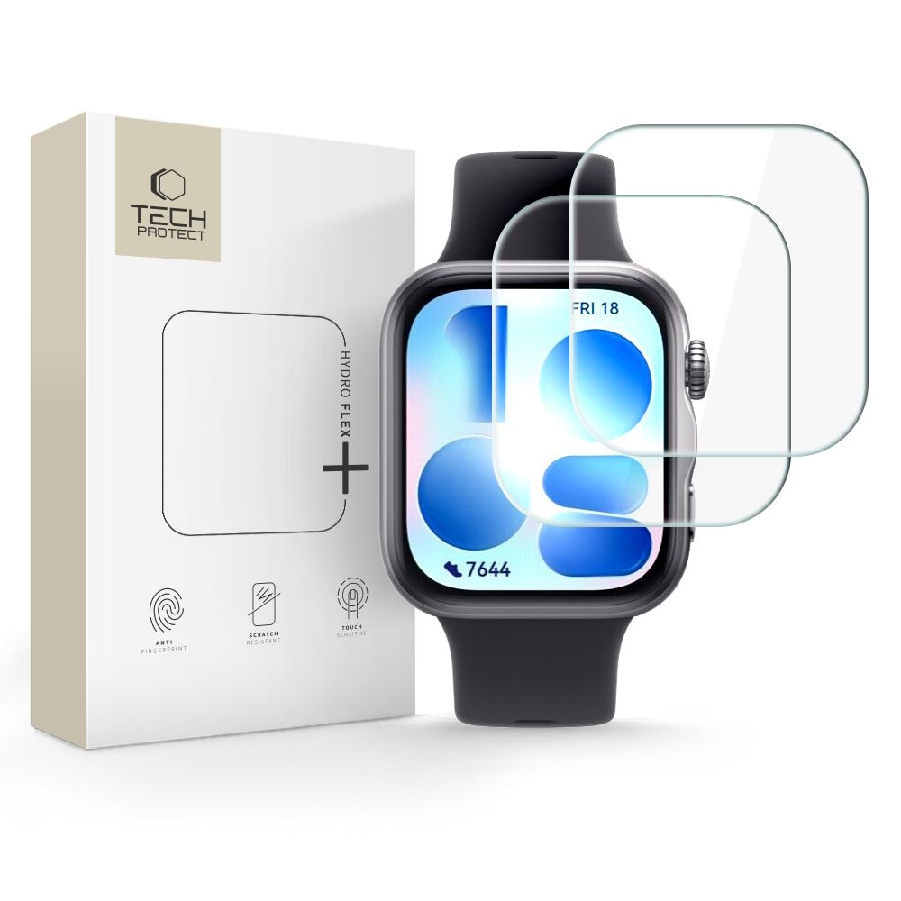 Tech-Protect Hydro flex+ 2-pak hydrogel-film til Huawei Watch Fit 5