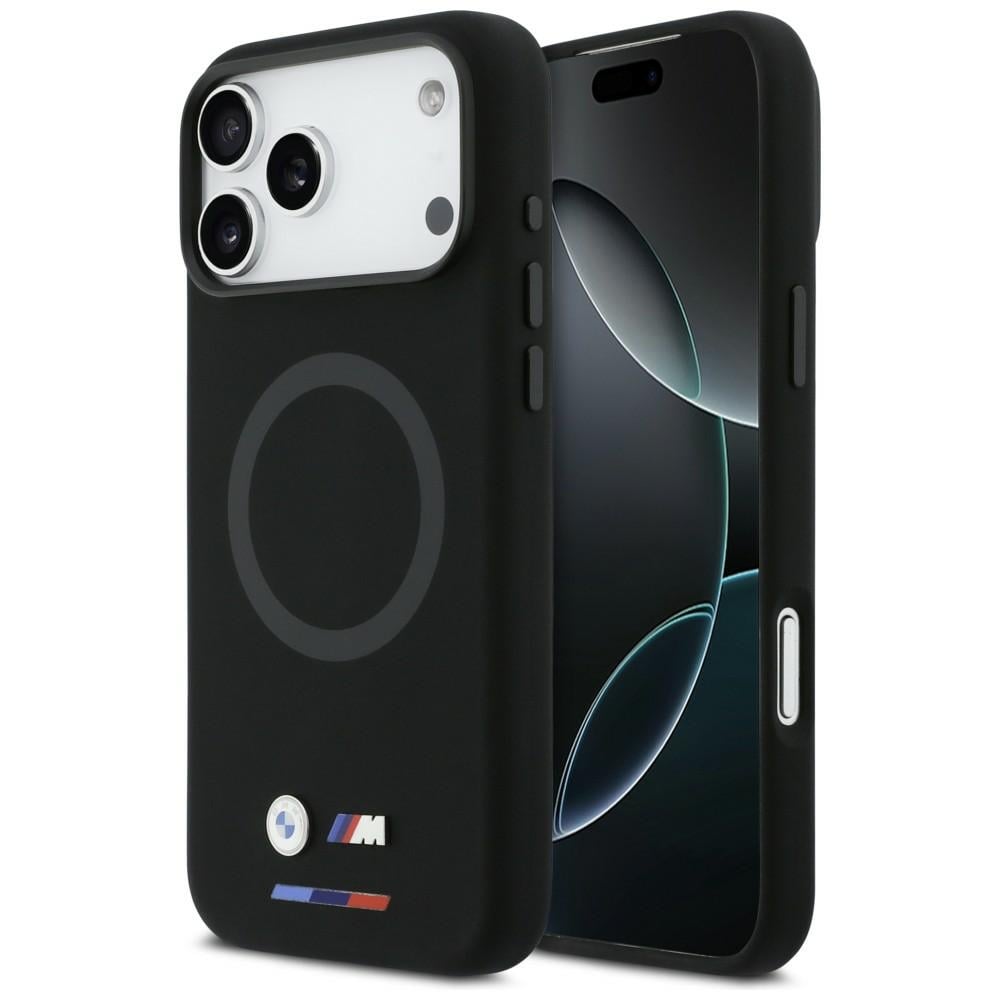 BMW M-logo i silikone med MagSafe-funktion til iPhone 17 Pro Max – sort