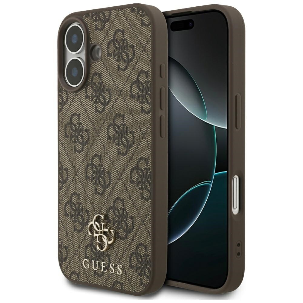 Guess 4G Small Classic Logo MagSafe-etui til iPhone 17 – Brun