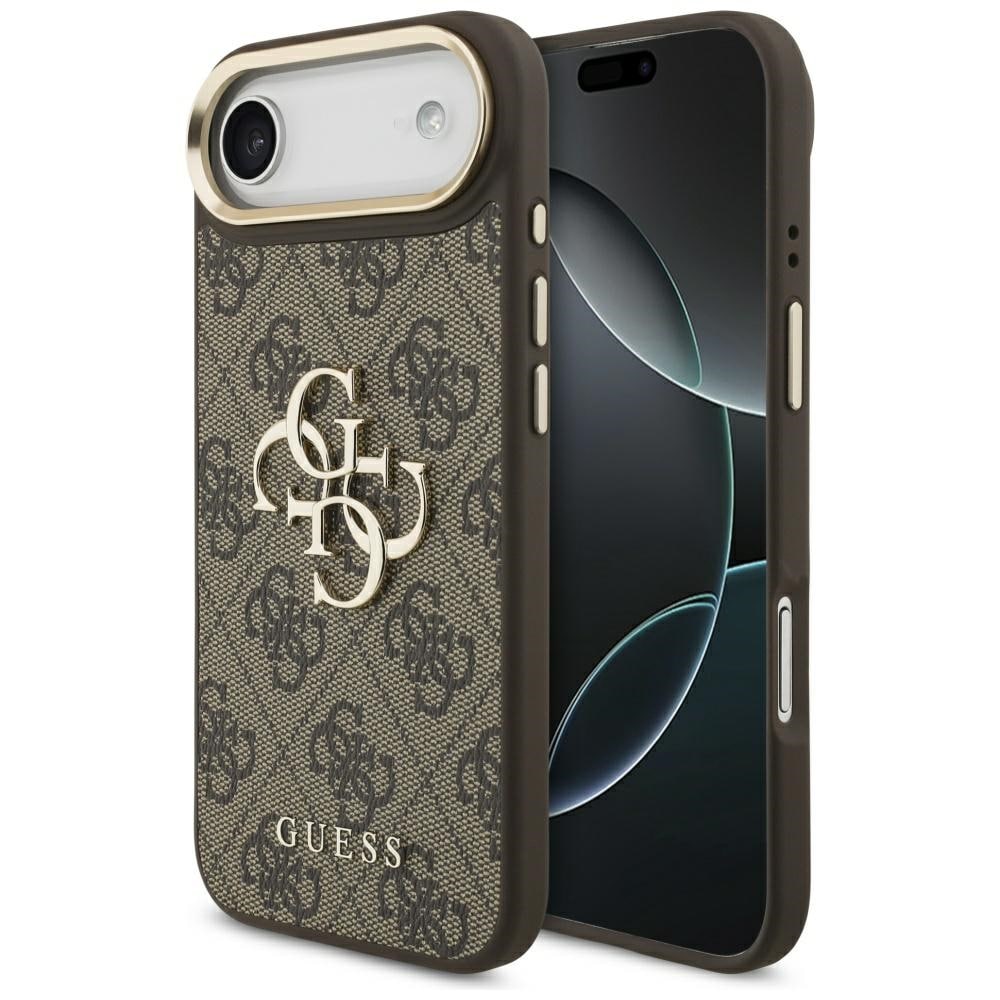 Guess 4G Big 4G Classic Logo-etui til iPhone Air – brun og guld