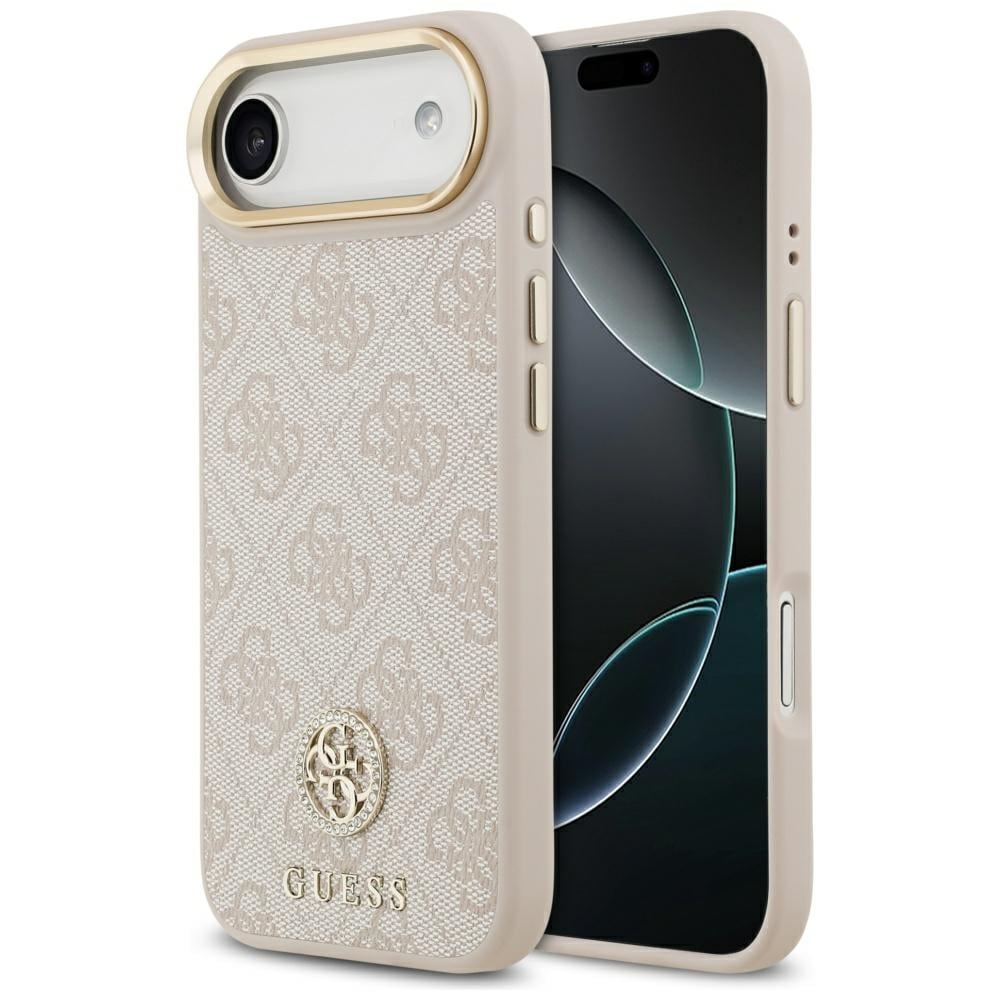 Guess 4G Strass Logo MagSafe-etui til iPhone Air – lyserød