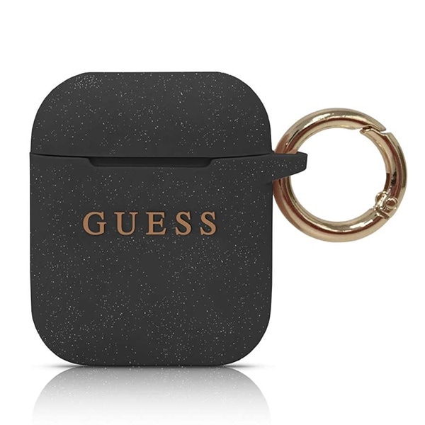Guess silikoneetui til AirPods 1 og 2 – Sort