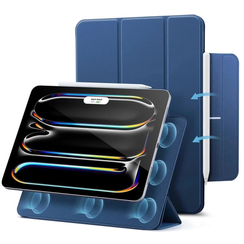 ESR Rebound magnetisk etui til iPad Pro 13” 7 / 8 / 2024-2025 – marineblå