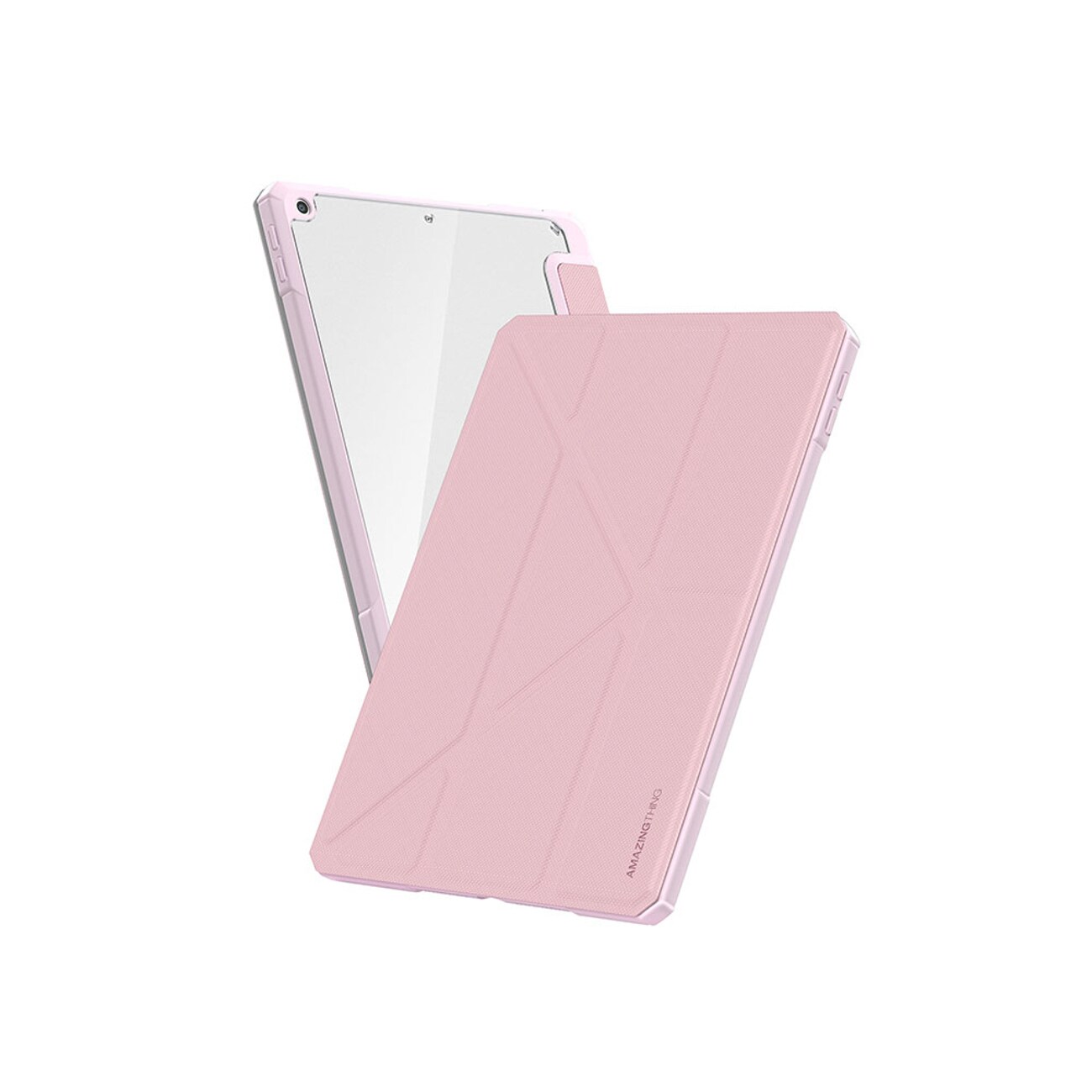 AmazingThing Titan Pro Folio-etui til iPad Air 11" M3–M4 (2025–2026) – lyserød