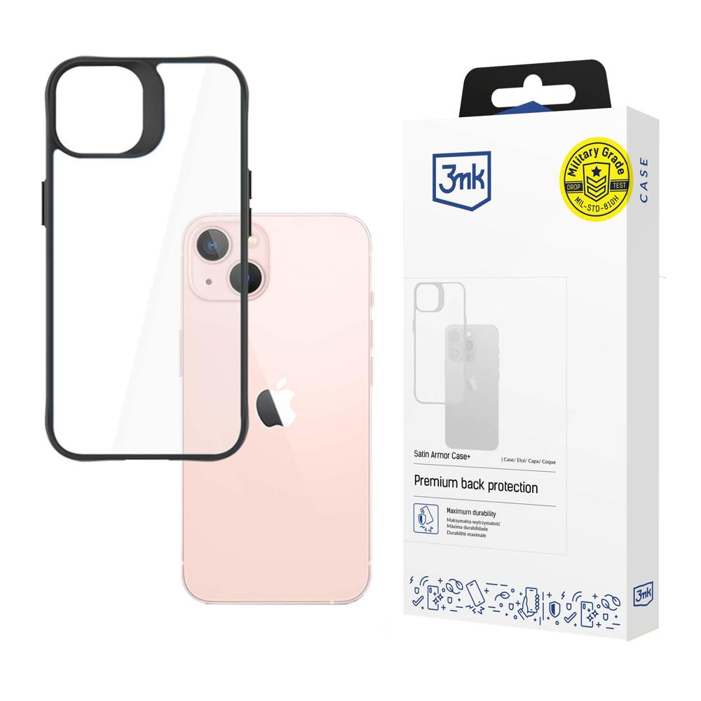 3mk Satin Armor Case+ til iPhone 14 Plus – gennemsigtig