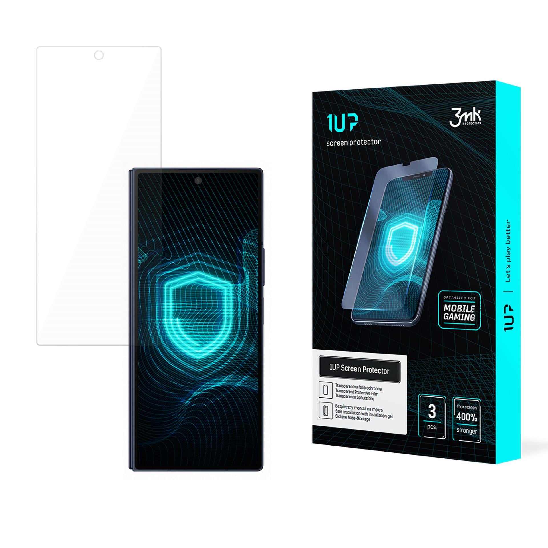 Gaming-folie 3mk 1UP til Samsung Galaxy Z Fold 6 (forside)