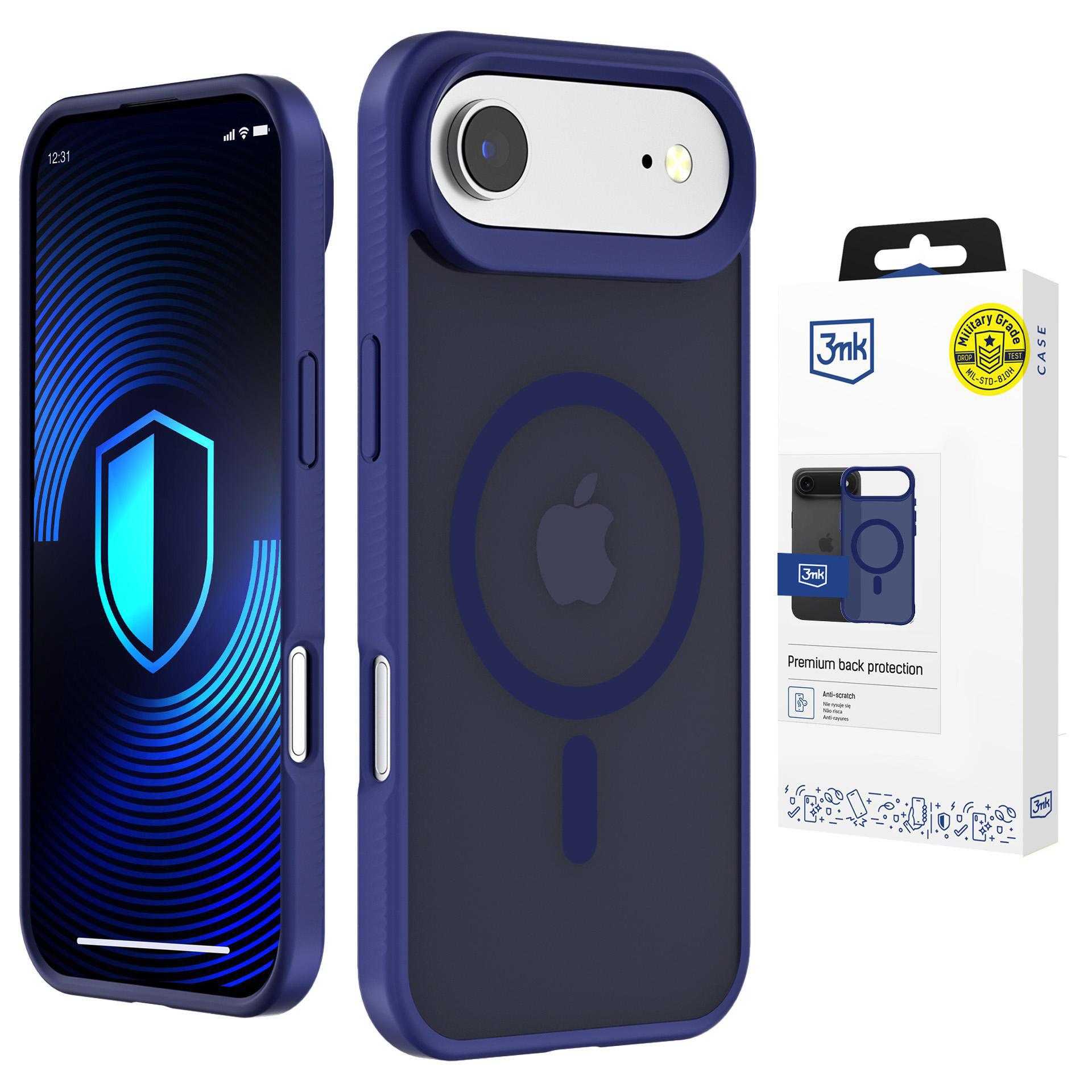 3mk Smoke MagCase til iPhone Air – Blå