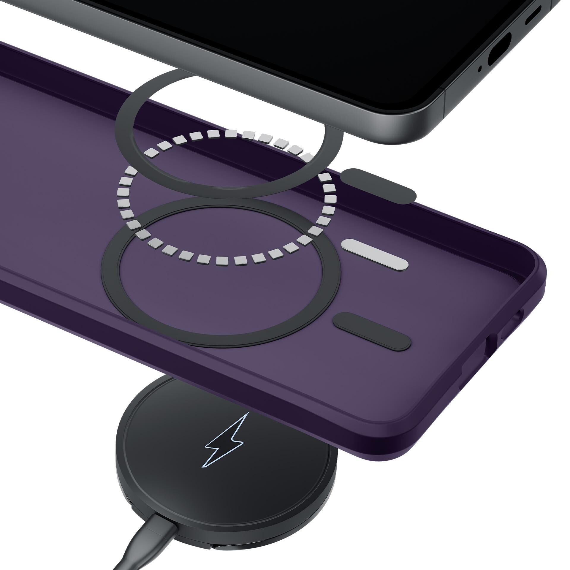 3mk Smoke MagCase til Samsung Galaxy S25 – lilla
