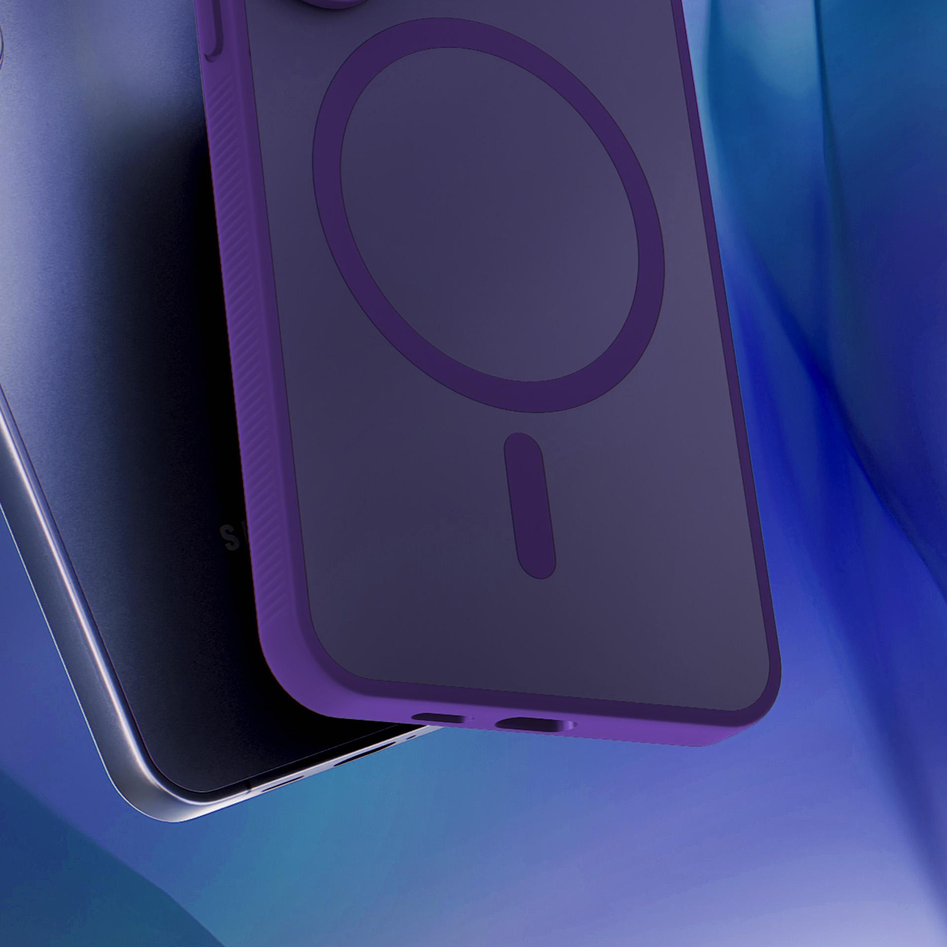 3mk Smoke MagCase til Samsung Galaxy S25 – lilla