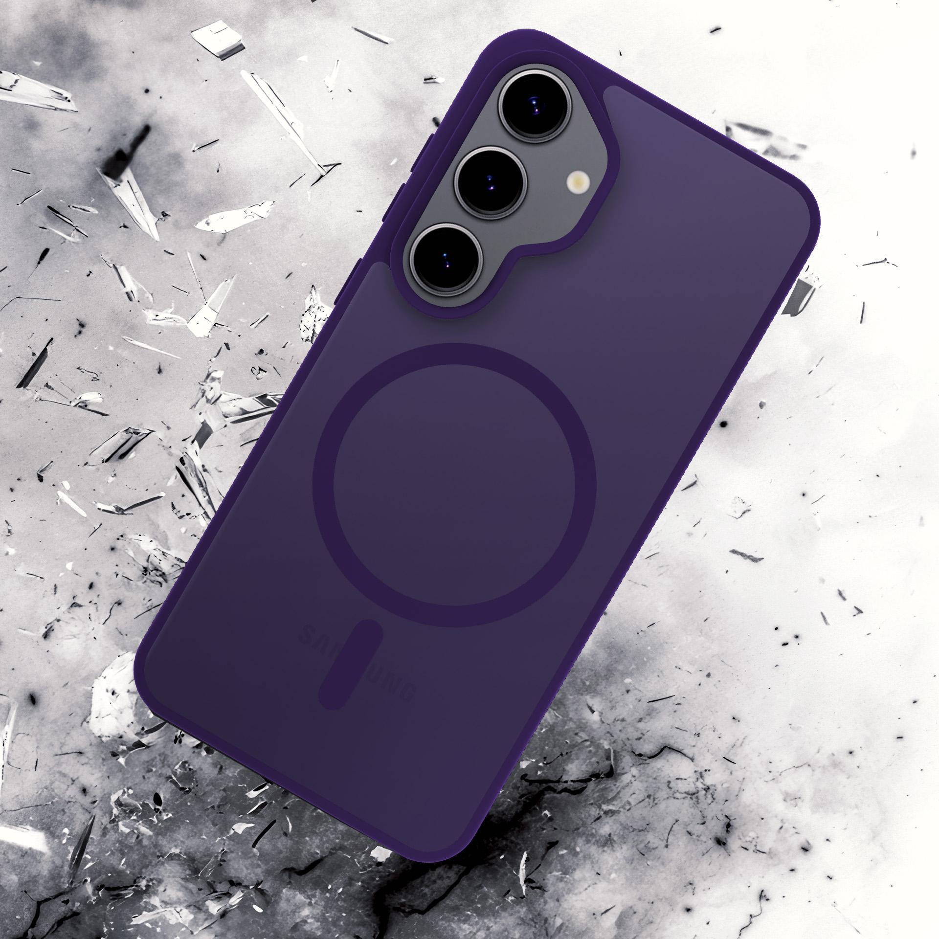 3mk Smoke MagCase til Samsung Galaxy S25 – lilla