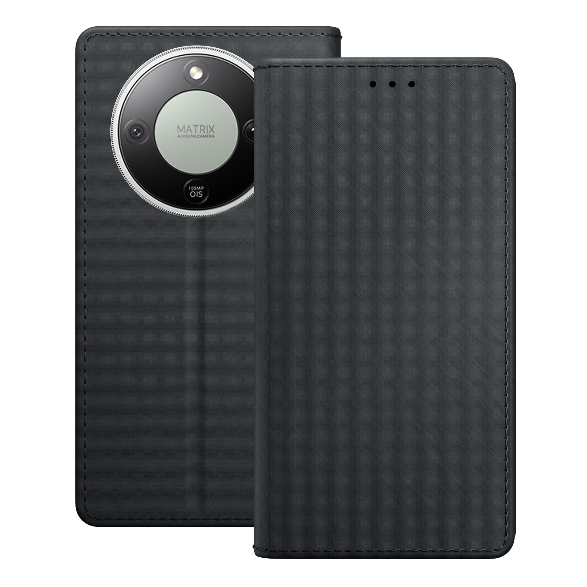 3mk-lommebogset til Honor Magic 8 Lite – Sort