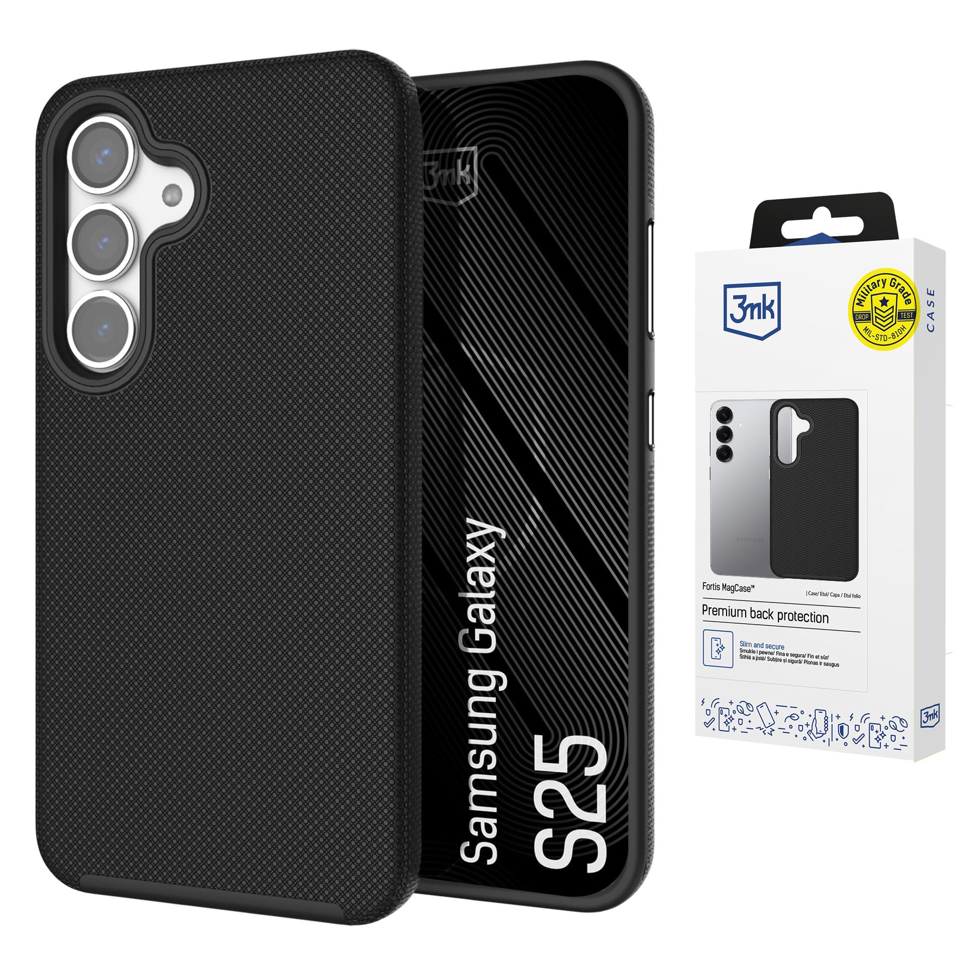 3mk Fortis MagCase til Samsung Galaxy S25 – sort