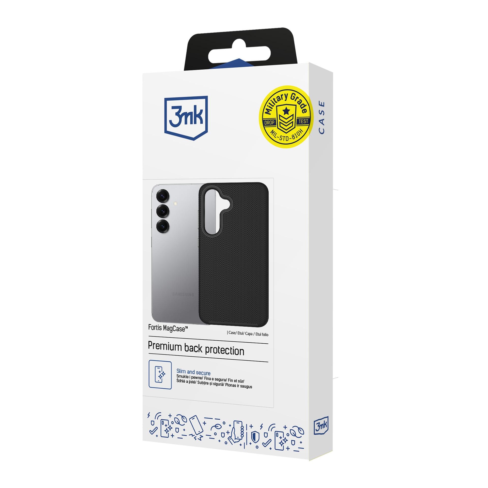 3mk Fortis MagCase til Samsung Galaxy S25 – sort