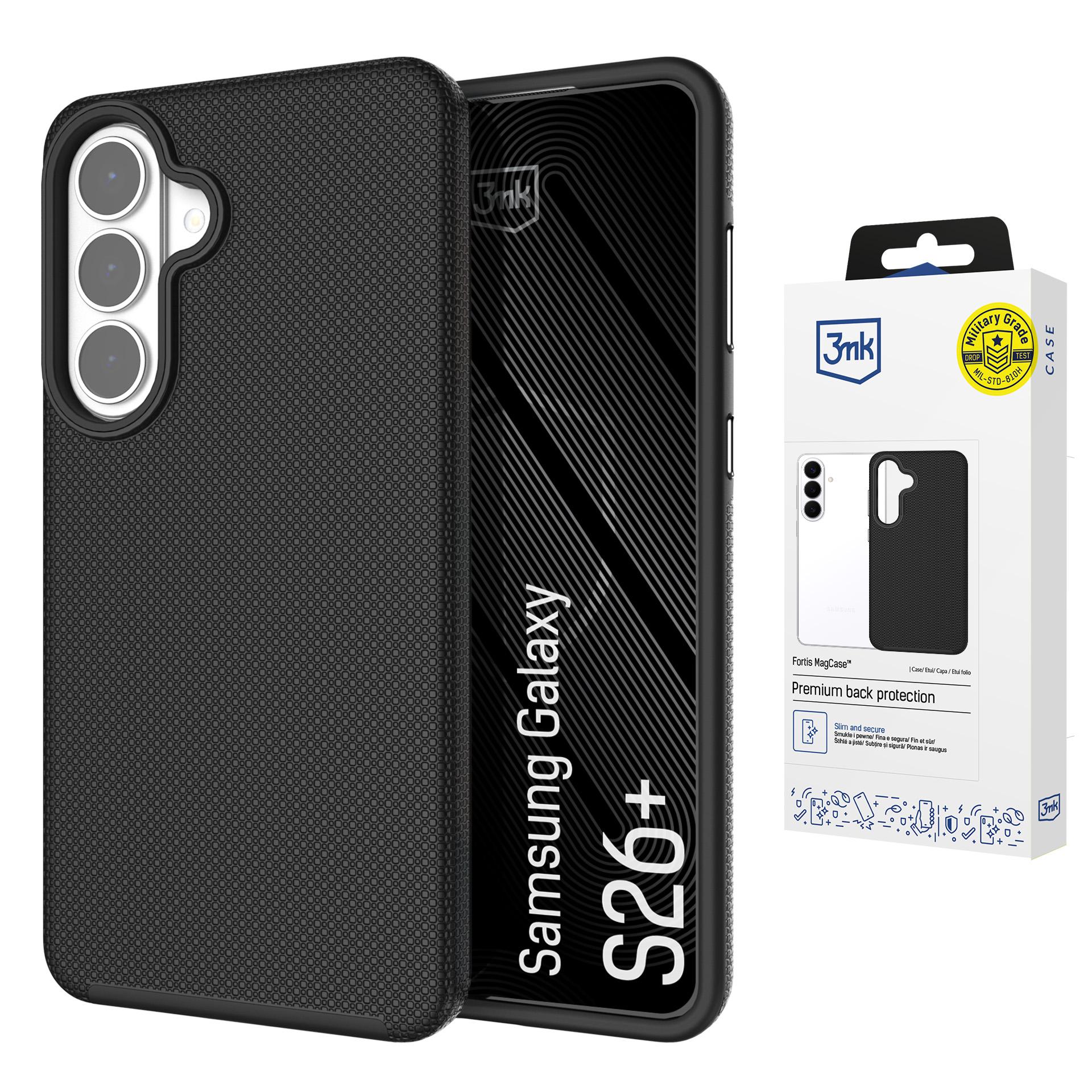 3mk Fortis MagCase til Samsung Galaxy S26+ – sort
