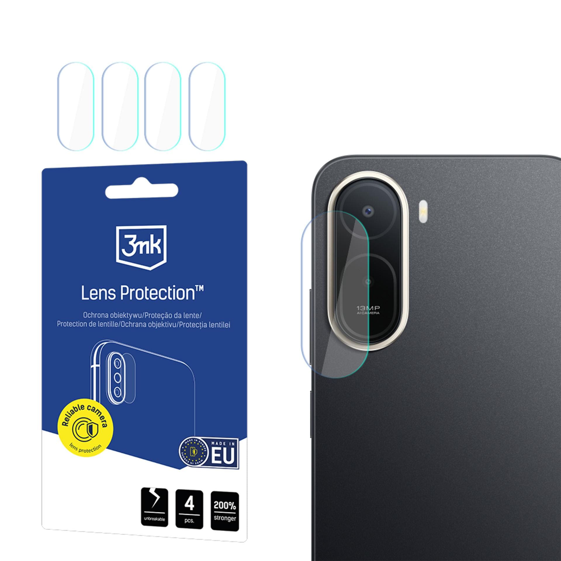 Hybridglas til kameralinse – 3mk-linsebeskyttelse til Xiaomi Redmi A7 Pro