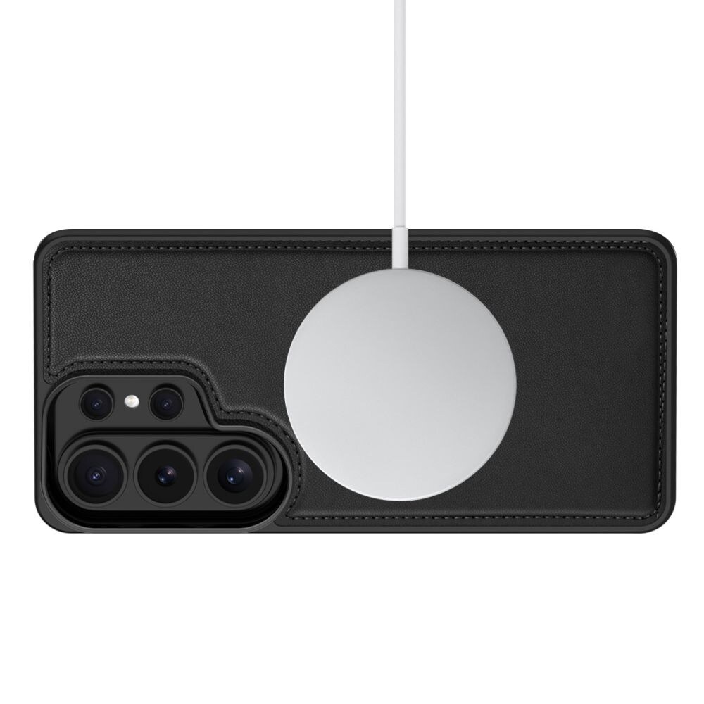 Tech-Protect Wallet MagSafe-etui til Samsung Galaxy S26 Ultra – mat sort