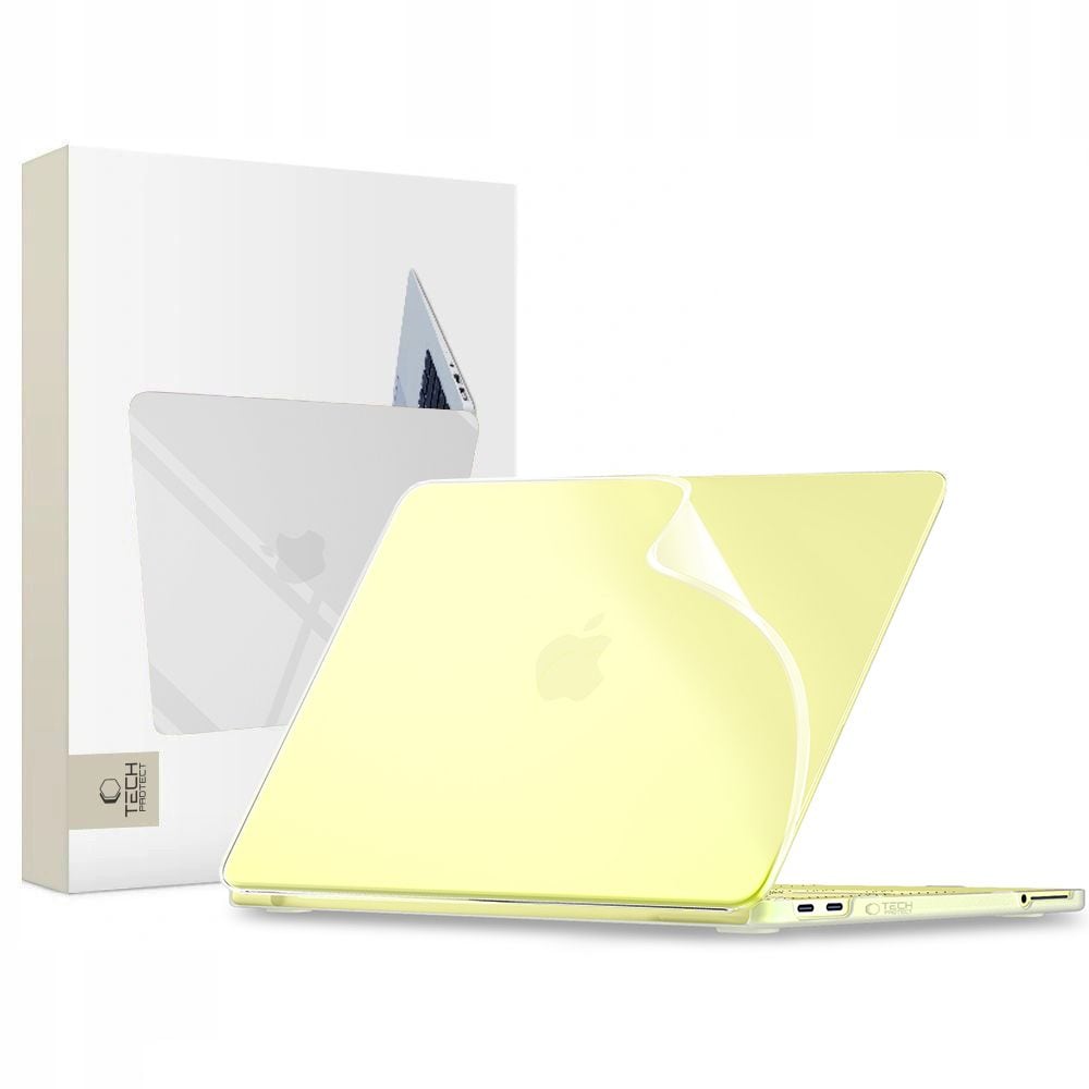 Tech-Protect Softshell-etui til MacBook Neo 13 2026 – gennemsigtig, mat