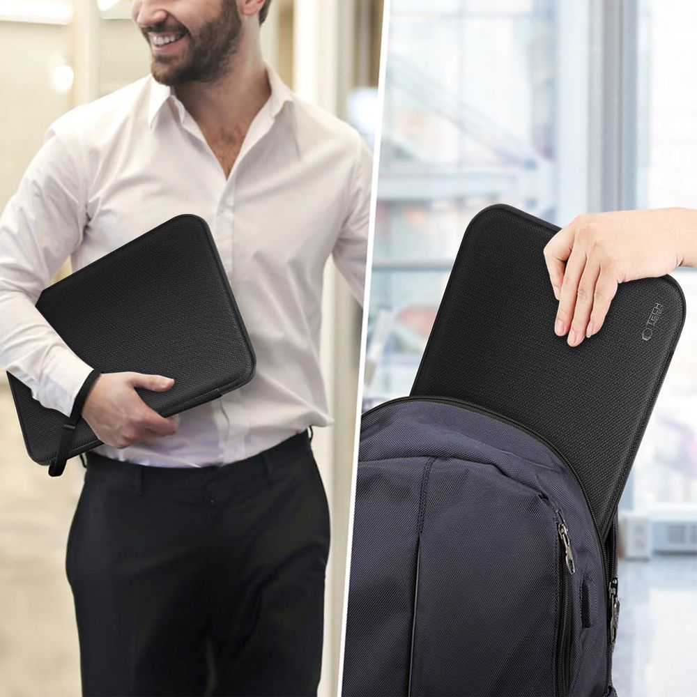 Tech-Protect Hardpouch-laptopetui 13-14 – Sort