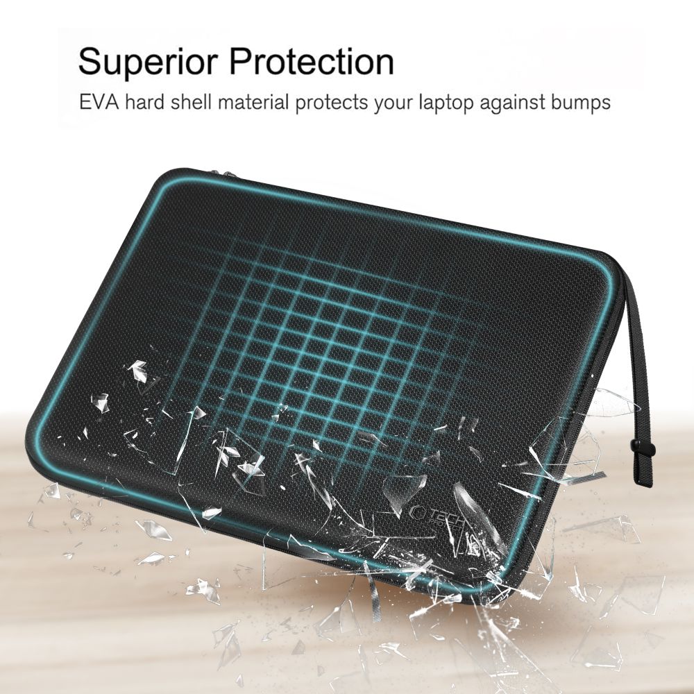 Tech-Protect Hardpouch-laptopetui 13-14 – Sort