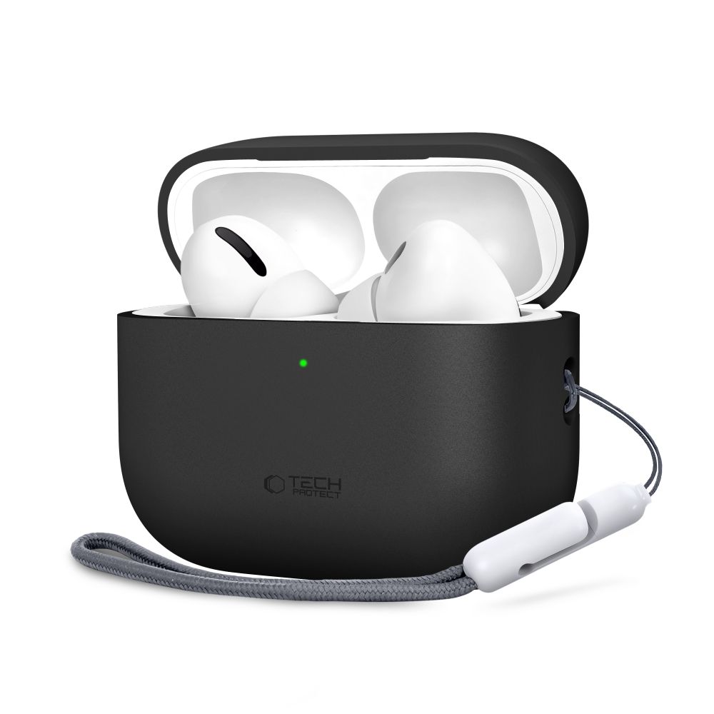Tech-Protect silikoneetui til AirPods Pro 3 – sort
